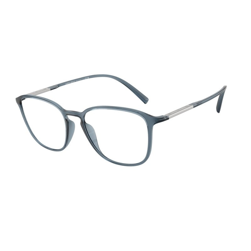 OCCHIALE DA VISTA UOMO | GIORGIO ARMANI AR 7276U - 6241 BLU TRASPARENTE - CALIBRO 51
