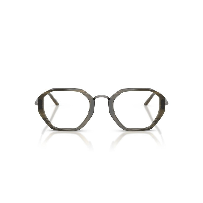 OCCHIALE DA VISTA UOMO | GIORGIO ARMANI AR 7282 - 6304 VERDE STRIATO - CALIBRO 48