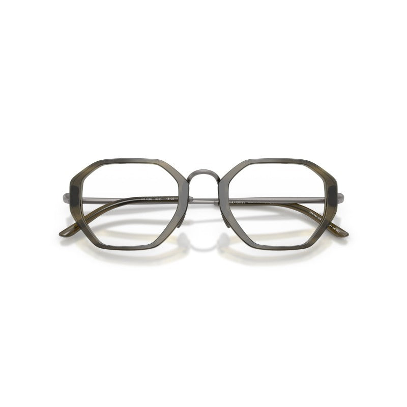 OCCHIALE DA VISTA UOMO | GIORGIO ARMANI AR 7282 - 6304 VERDE STRIATO - CALIBRO 48