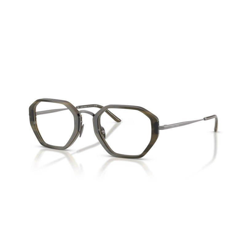 OCCHIALE DA VISTA UOMO | GIORGIO ARMANI AR 7282 - 6304 VERDE STRIATO - CALIBRO 48