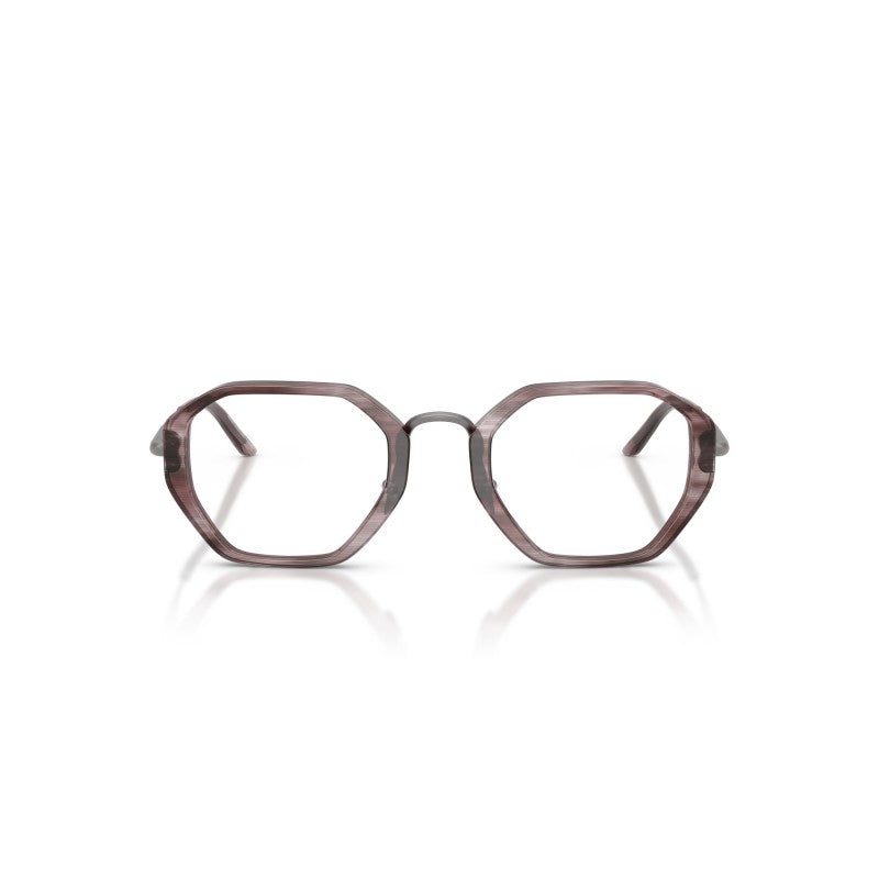 OCCHIALE DA VISTA UOMO | GIORGIO ARMANI AR 7282 - 6305 VIOLA A STRISCE - CALIBRO 48