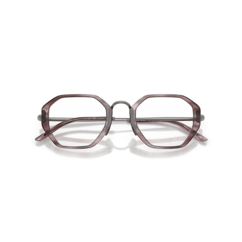 OCCHIALE DA VISTA UOMO | GIORGIO ARMANI AR 7282 - 6305 VIOLA A STRISCE - CALIBRO 48