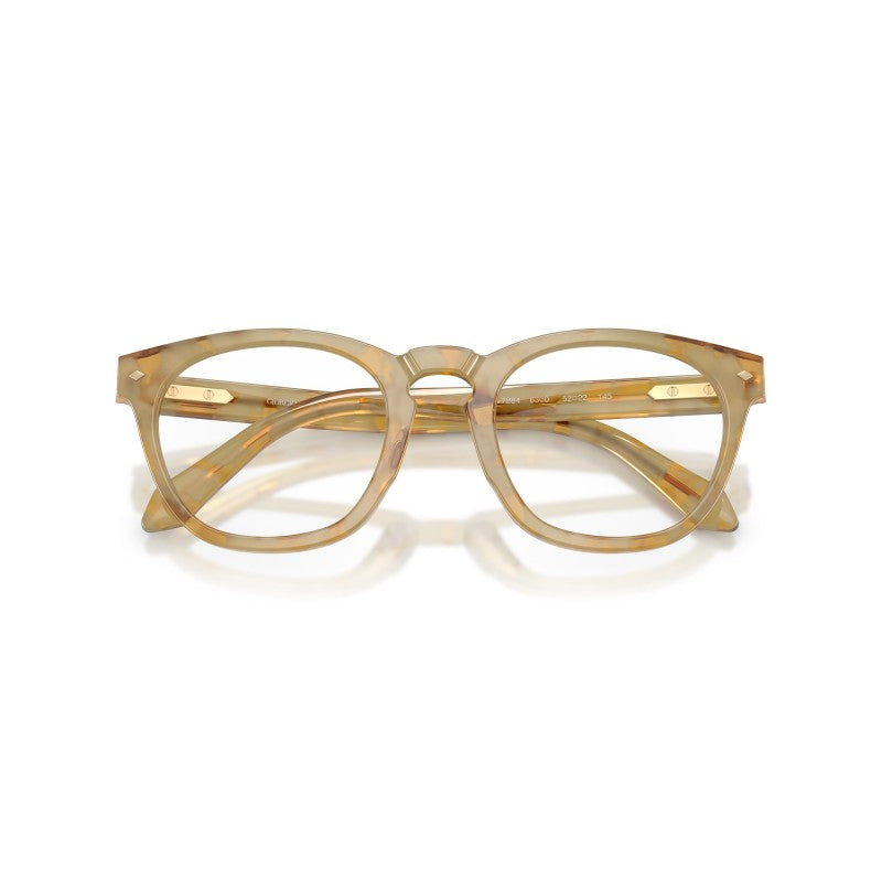 OCCHIALE DA VISTA UOMO | GIORGIO ARMANI AR 7284 - 6300 AVANA GIALLA - CALIBRO 50