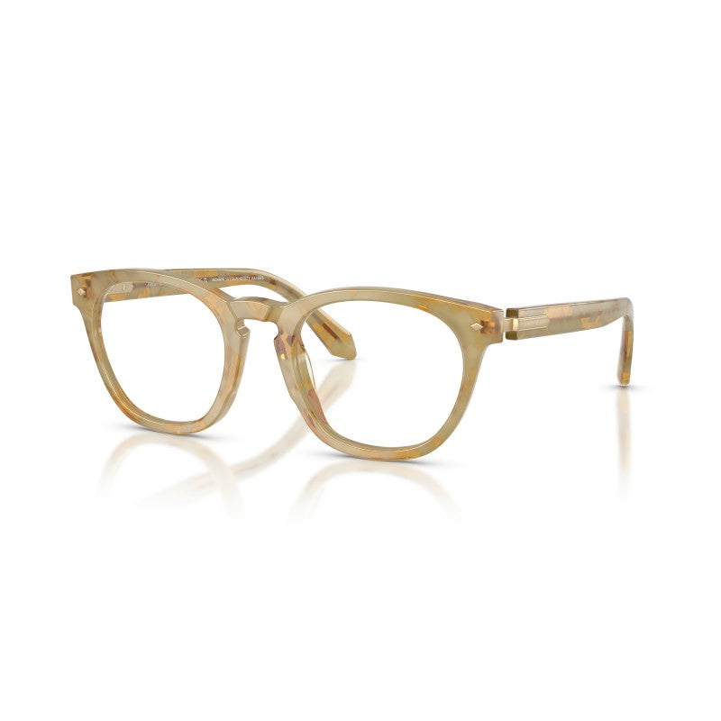 OCCHIALE DA VISTA UOMO | GIORGIO ARMANI AR 7284 - 6300 AVANA GIALLA - CALIBRO 50