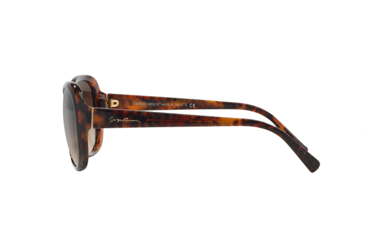 OCCHIALE DA SOLE DONNA | GIORGIO ARMANI AR 8047 - 504913 TOP HAVANA NERA - CALIBRO 56