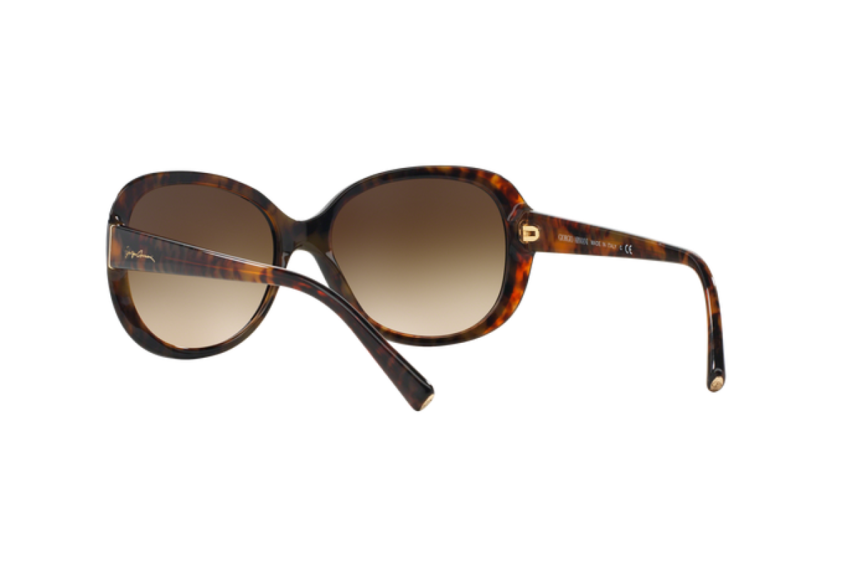 OCCHIALE DA SOLE DONNA | GIORGIO ARMANI AR 8047 - 504913 TOP HAVANA NERA - CALIBRO 56