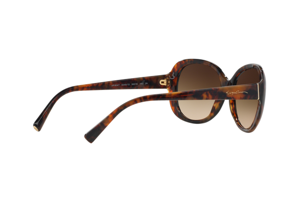 OCCHIALE DA SOLE DONNA | GIORGIO ARMANI AR 8047 - 504913 TOP HAVANA NERA - CALIBRO 56