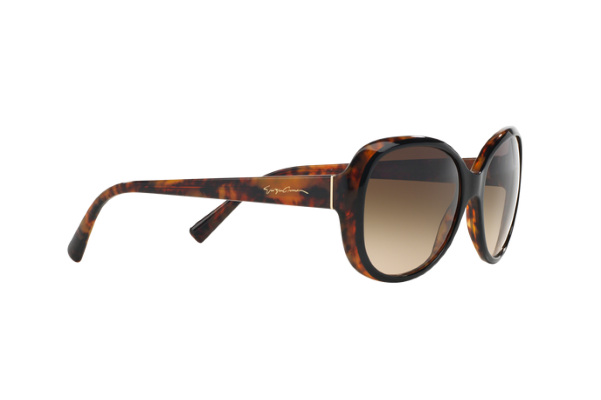 OCCHIALE DA SOLE DONNA | GIORGIO ARMANI AR 8047 - 504913 TOP HAVANA NERA - CALIBRO 56
