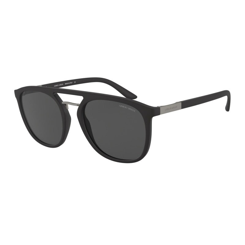 OCCHIALE DA SOLE UOMO | GIORGIO ARMANI AR 8118 - 500187 NERO OPACO - CALIBRO 53