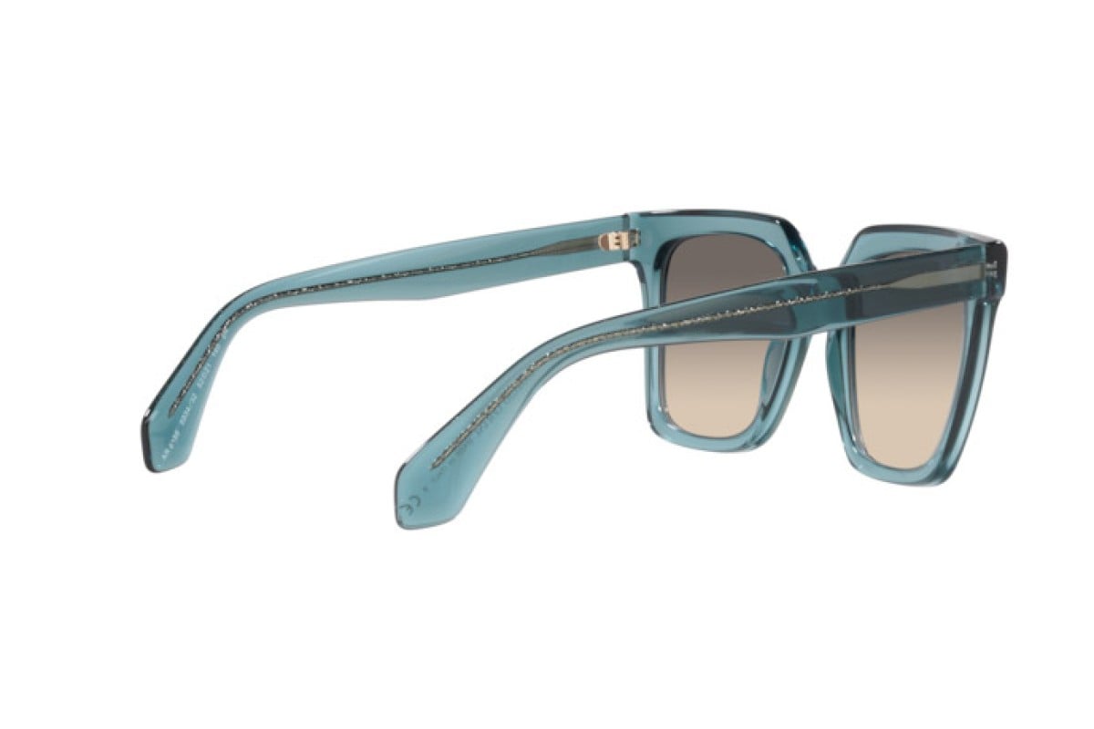 OCCHIALE DA SOLE DONNA | GIORGIO ARMANI AR 8156 - 593432 BLU TRASPARENTE - CALIBRO 52