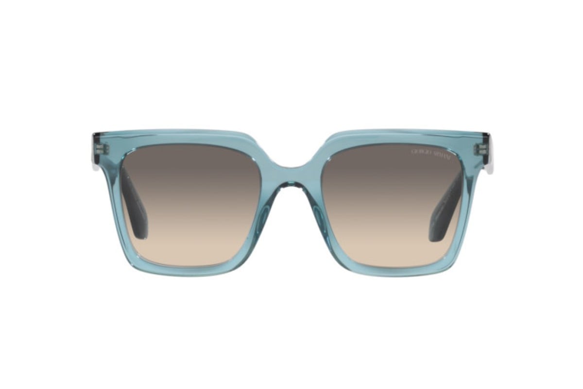 OCCHIALE DA SOLE DONNA | GIORGIO ARMANI AR 8156 - 593432 BLU TRASPARENTE - CALIBRO 52