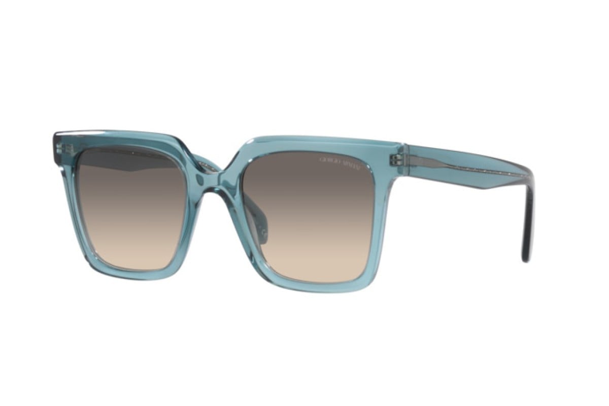OCCHIALE DA SOLE DONNA | GIORGIO ARMANI AR 8156 - 593432 BLU TRASPARENTE - CALIBRO 52