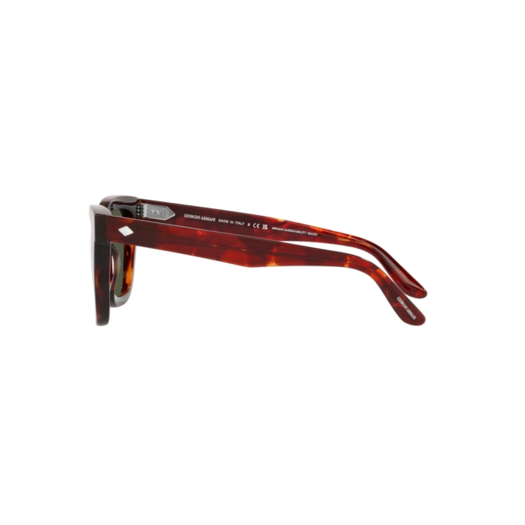 GIORGIO ARMANI AR 8171 - 596231 AVANA ROSSA | OCCHIALE DA SOLE UOMO | CALIBRO 49