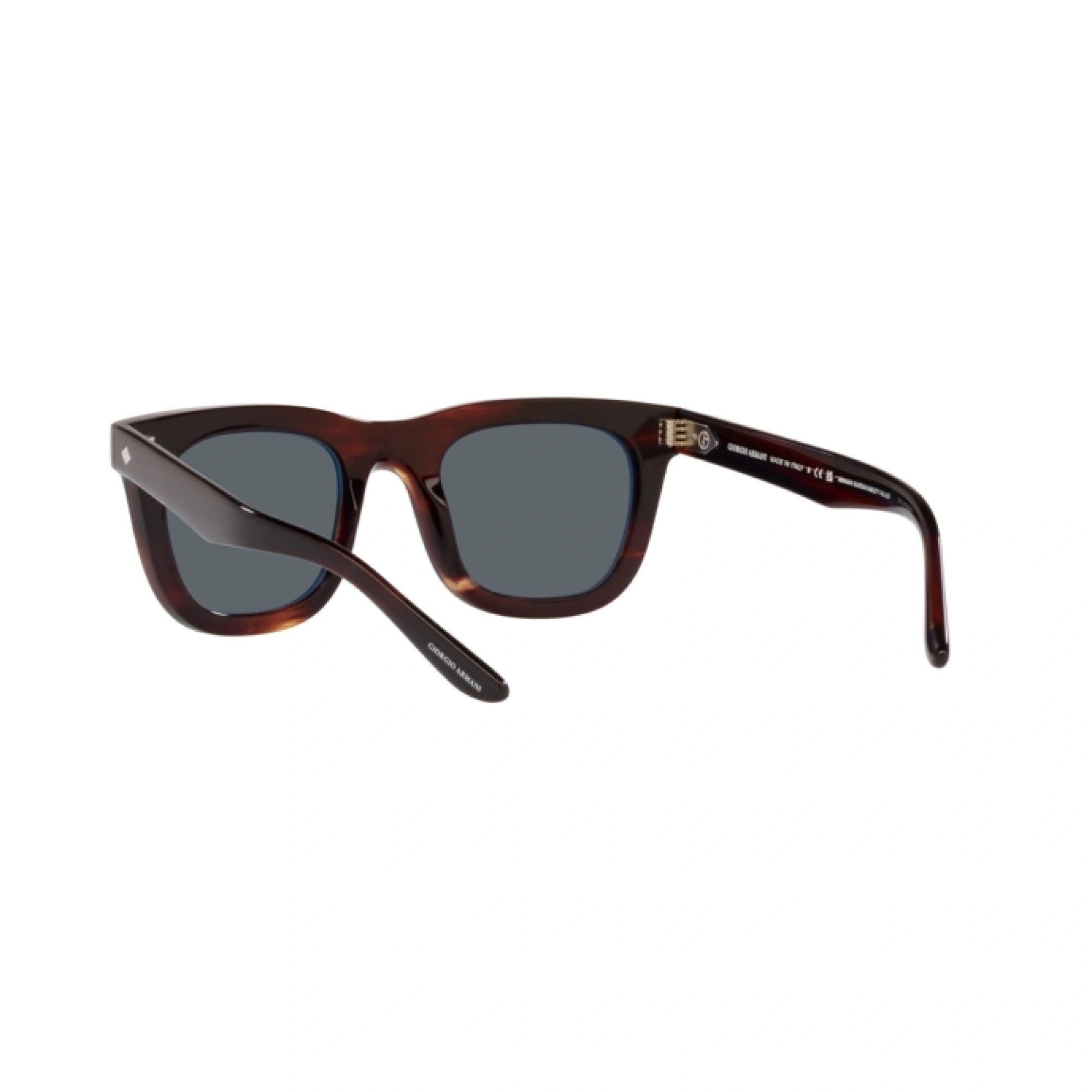 GIORGIO ARMANI AR 8171 - 5963R5 MARRONE STRIATO | OCCHIALE DA SOLE UOMO | CALIBRO 49