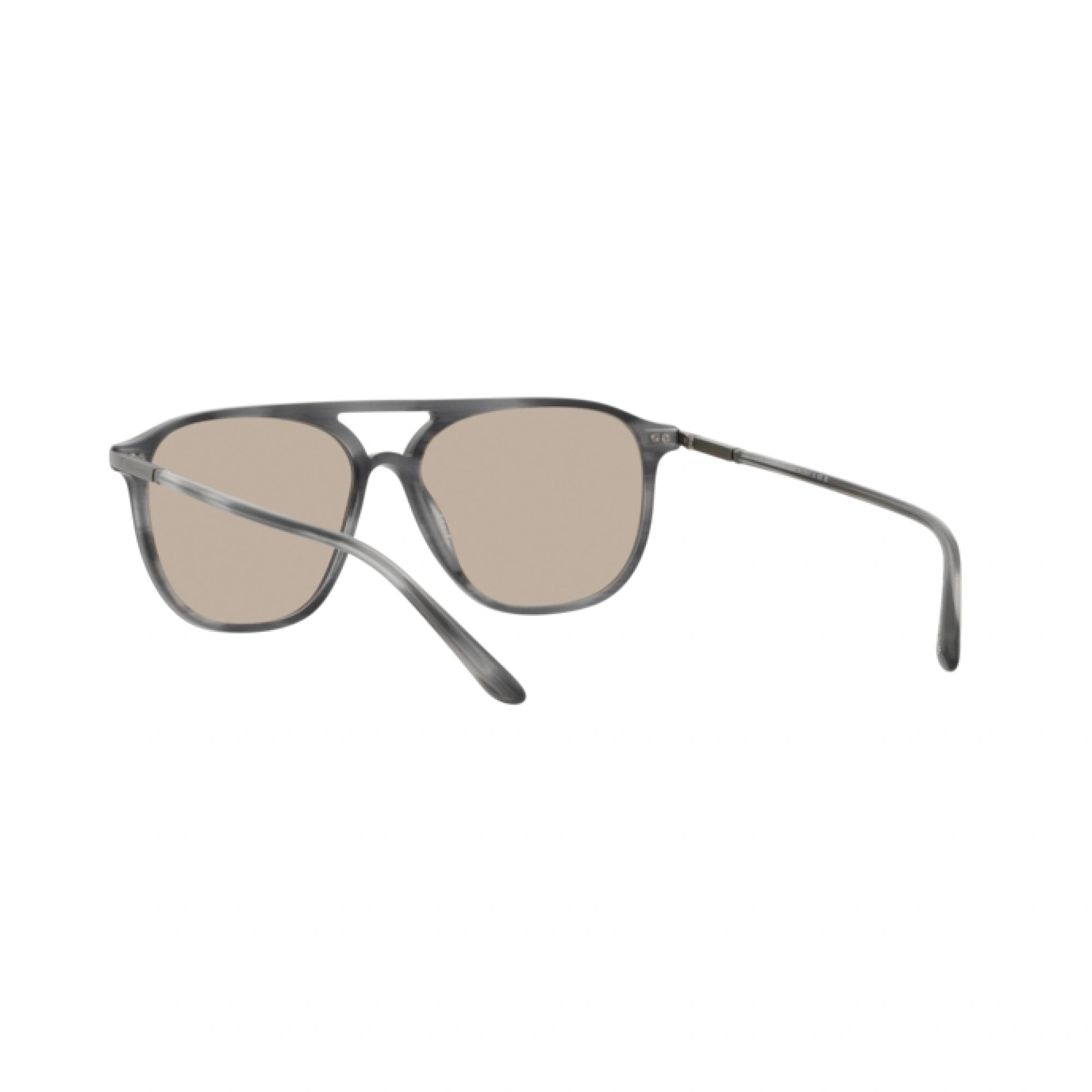 GIORGIO ARMANI AR 8179 - 5964/3 GRIGIO A STRISCE | OCCHIALE DA SOLE UOMO | CALIBRO 56