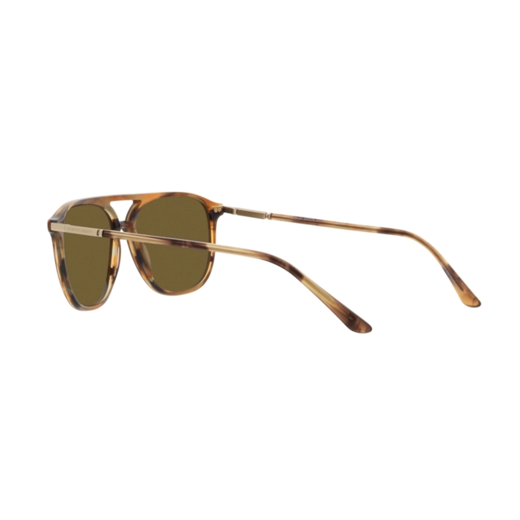 GIORGIO ARMANI AR 8179 - 600273 MARRONE A STRISCE | OCCHIALE DA SOLE UOMO | CALIBRO 56