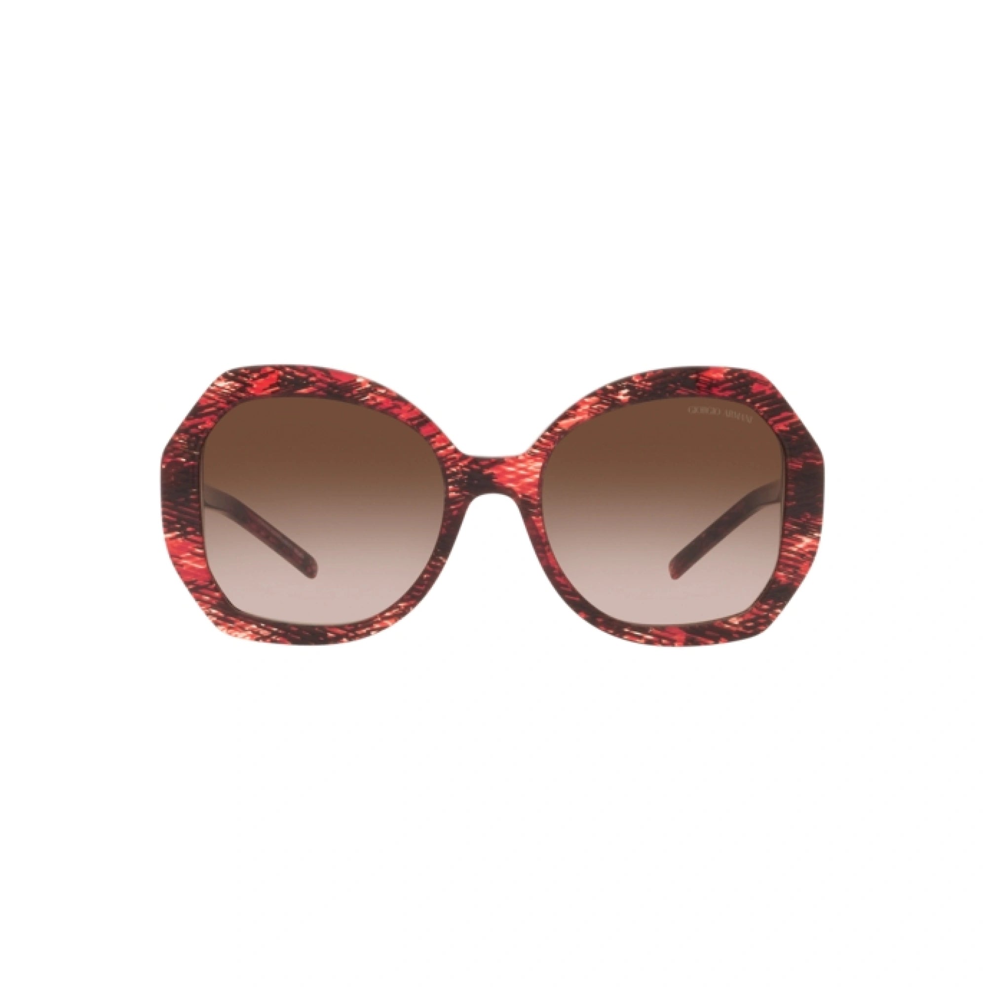 GIORGIO ARMANI AR 8180 - 600113 AVANA ROSSA | OCCHIALE DA SOLE DONNA | CALIBRO 54