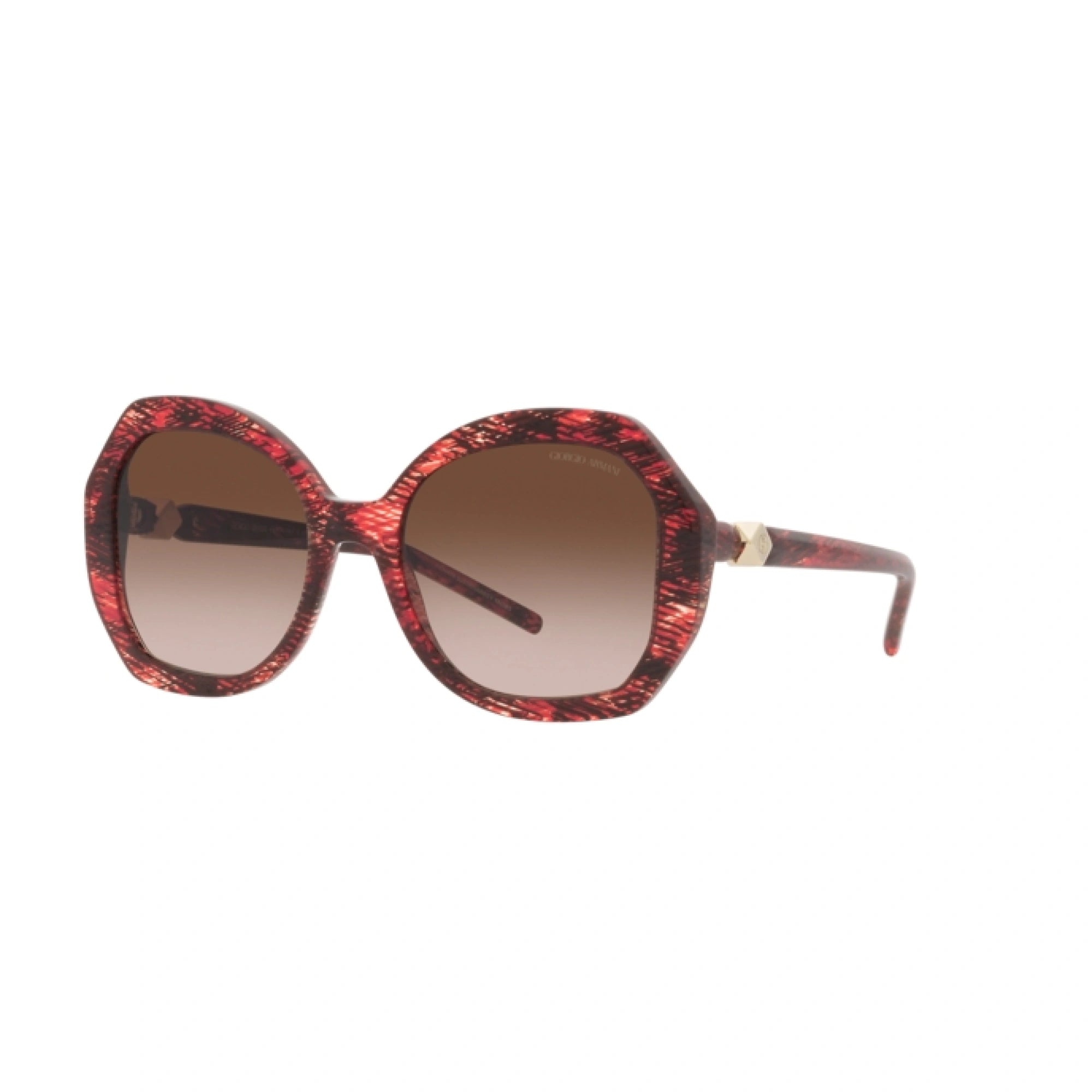 GIORGIO ARMANI AR 8180 - 600113 AVANA ROSSA | OCCHIALE DA SOLE DONNA | CALIBRO 54