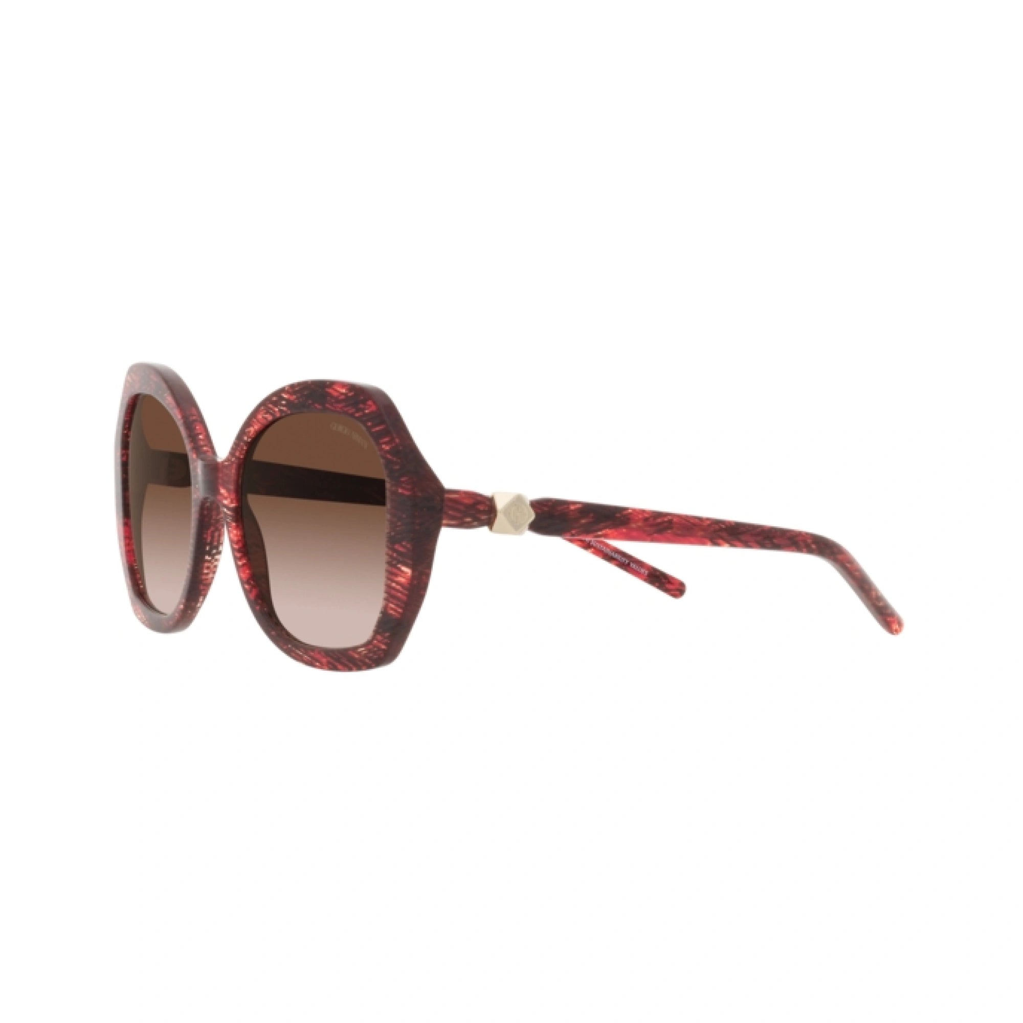 GIORGIO ARMANI AR 8180 - 600113 AVANA ROSSA | OCCHIALE DA SOLE DONNA | CALIBRO 54