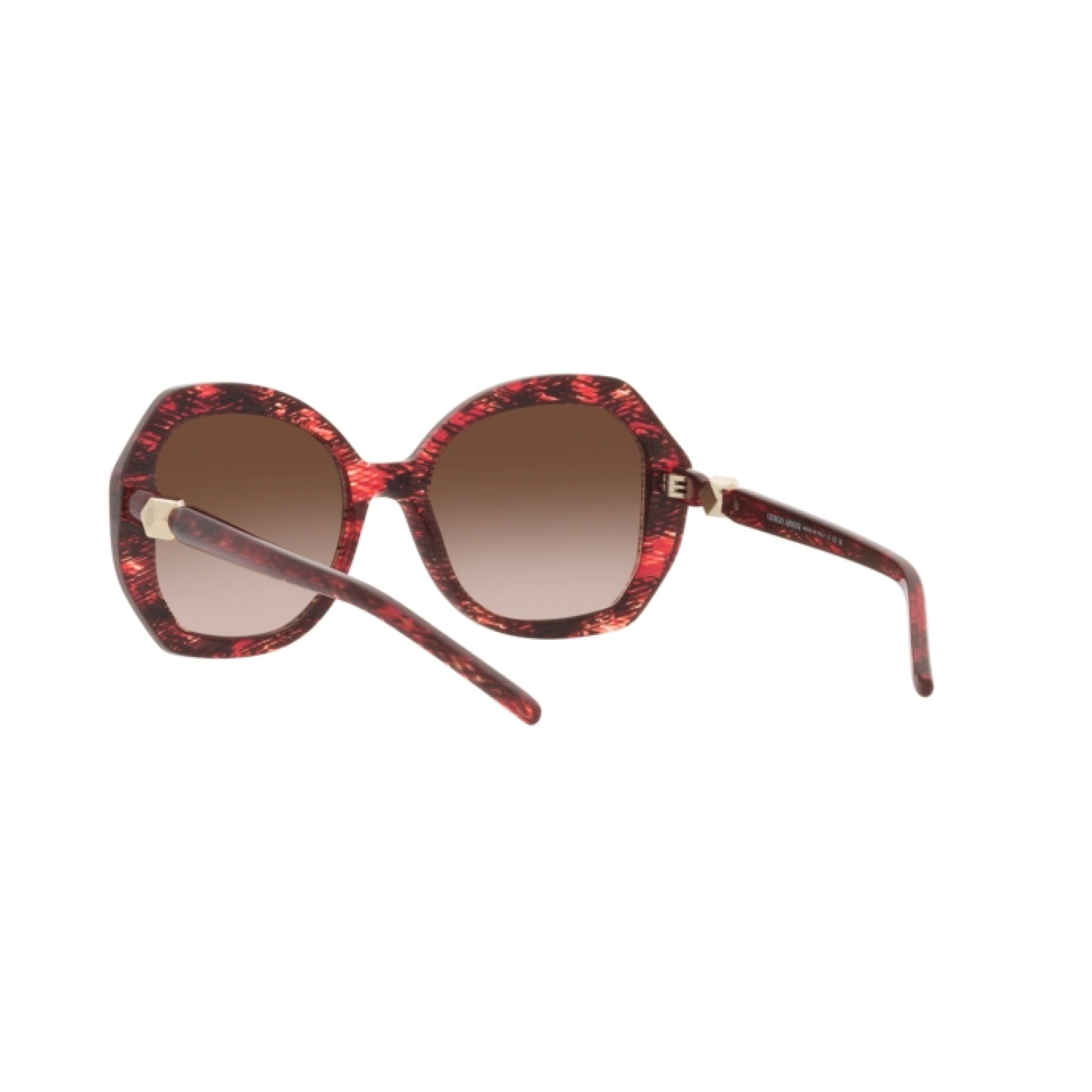 GIORGIO ARMANI AR 8180 - 600113 AVANA ROSSA | OCCHIALE DA SOLE DONNA | CALIBRO 54