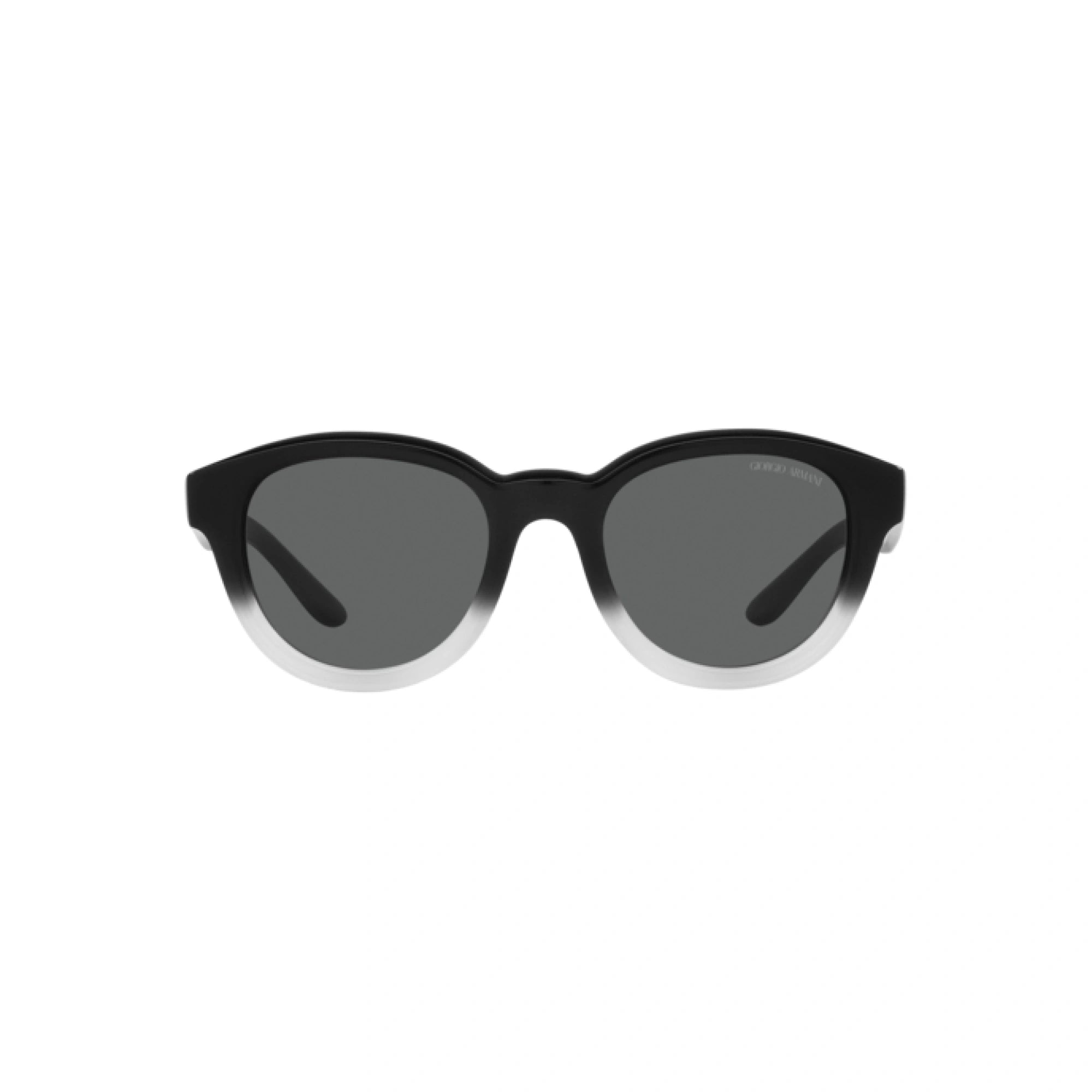 GIORGIO ARMANI AR 8181 - 5996B1 GRADIENTE NERO-BIANCO | OCCHIALE DA SOLE DONNA | CALIBRO 49