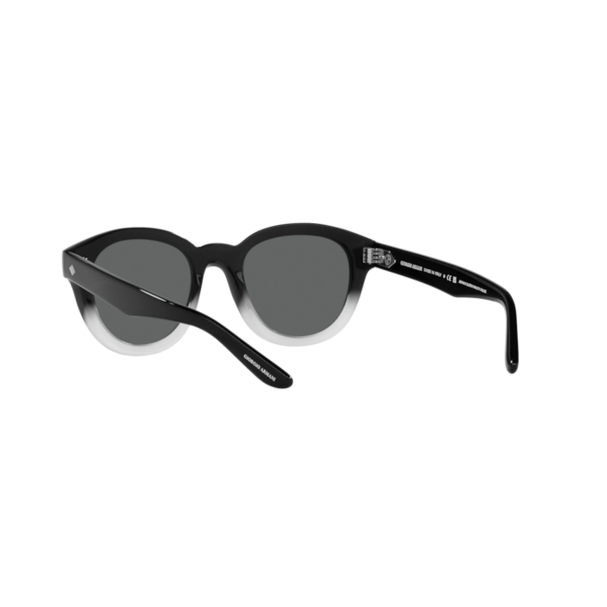 GIORGIO ARMANI AR 8181 - 5996B1 GRADIENTE NERO-BIANCO | OCCHIALE DA SOLE DONNA | CALIBRO 49