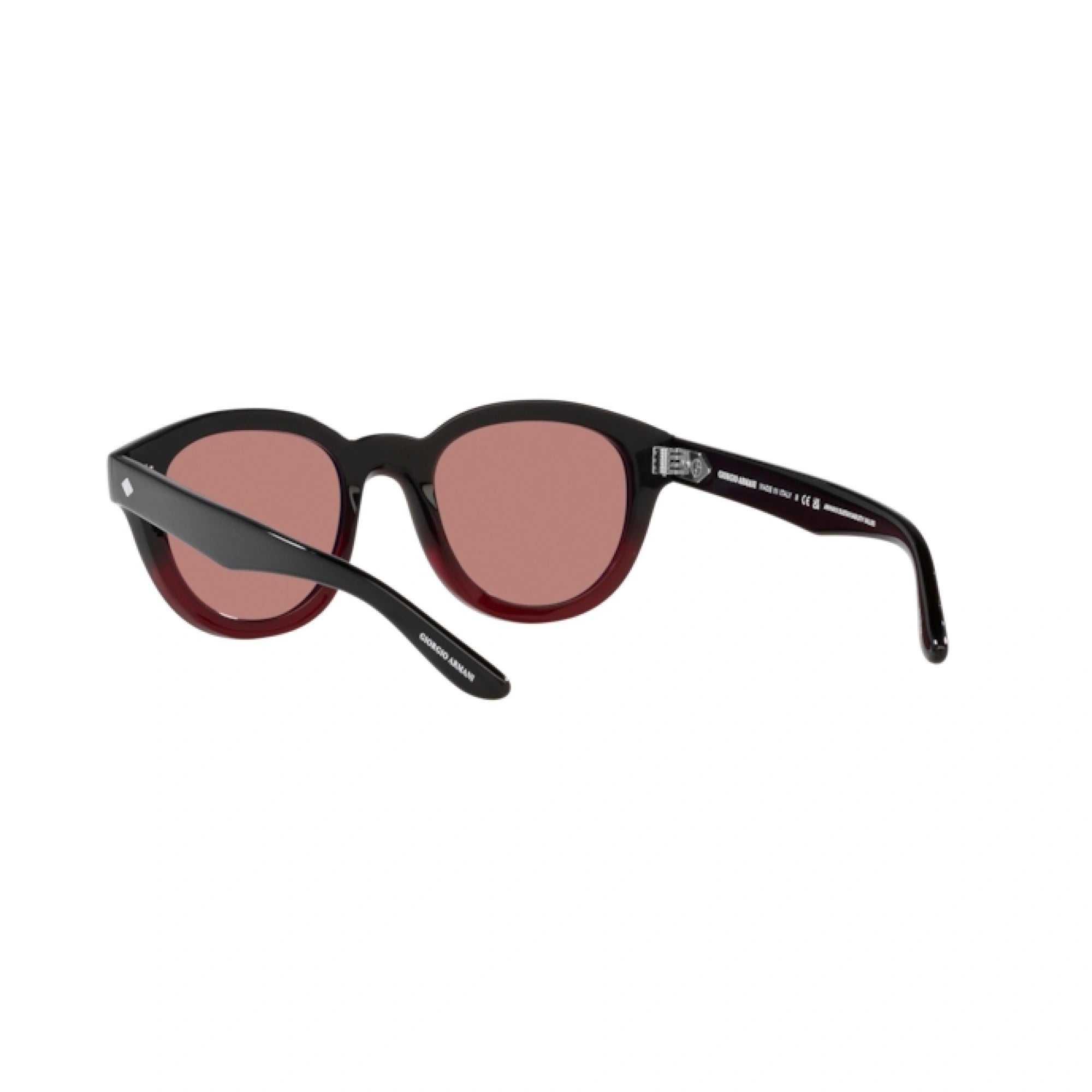 GIORGIO ARMANI AR 8181 - 599730 SFUMATO NERO-BORDEAUX | OCCHIALE DA SOLE DONNA | CALIBRO 49