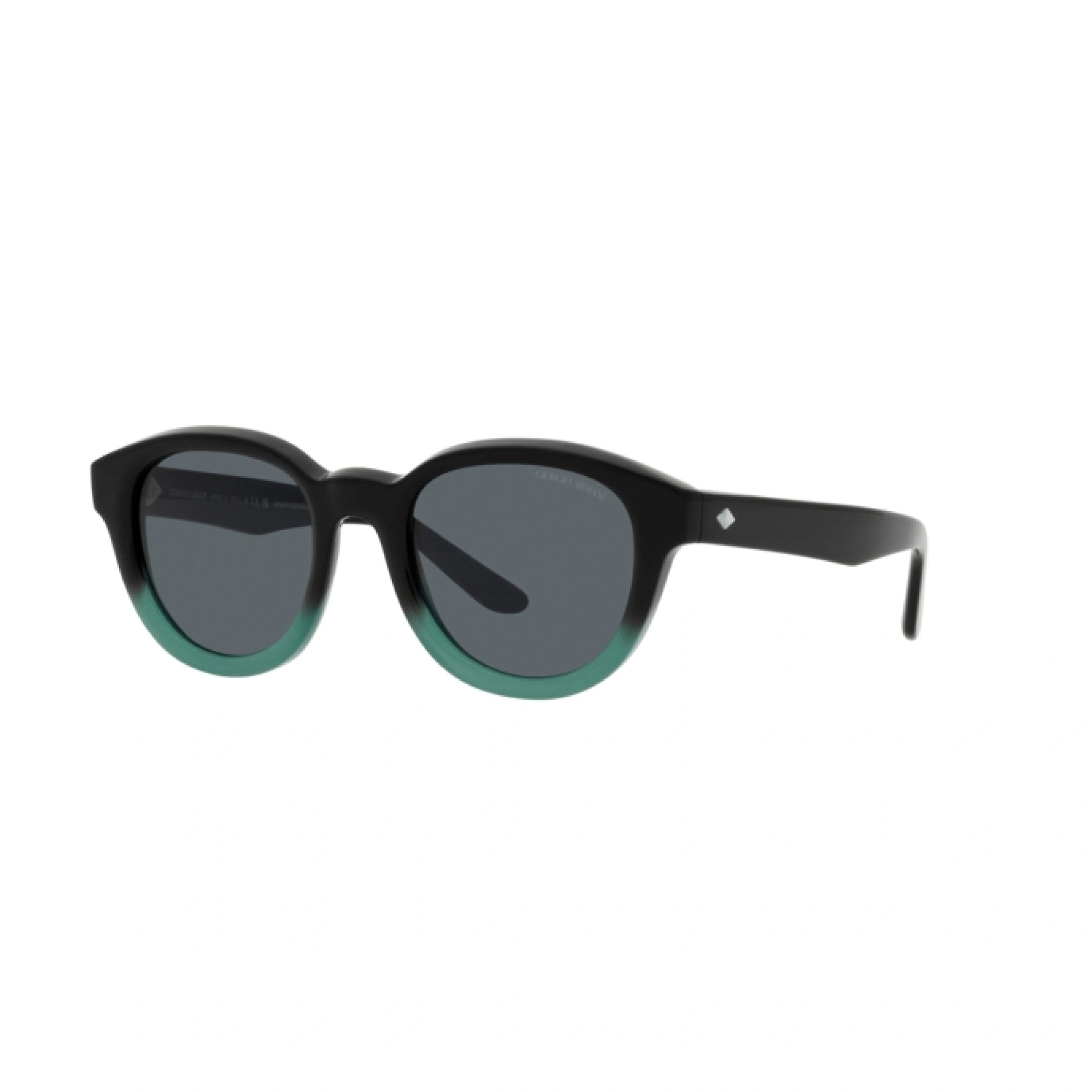 GIORGIO ARMANI AR 8181 - 5998R5 NERO PETROLIO SFUMATO | OCCHIALE DA SOLE DONNA | CALIBRO 49