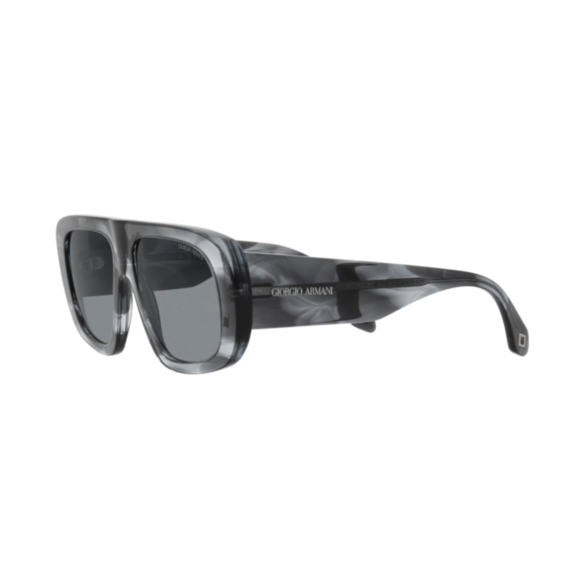 GIORGIO ARMANI AR 8183 - 598602 BLU A STRISCE | OCCHIALE DA SOLE UOMO | CALIBRO 56