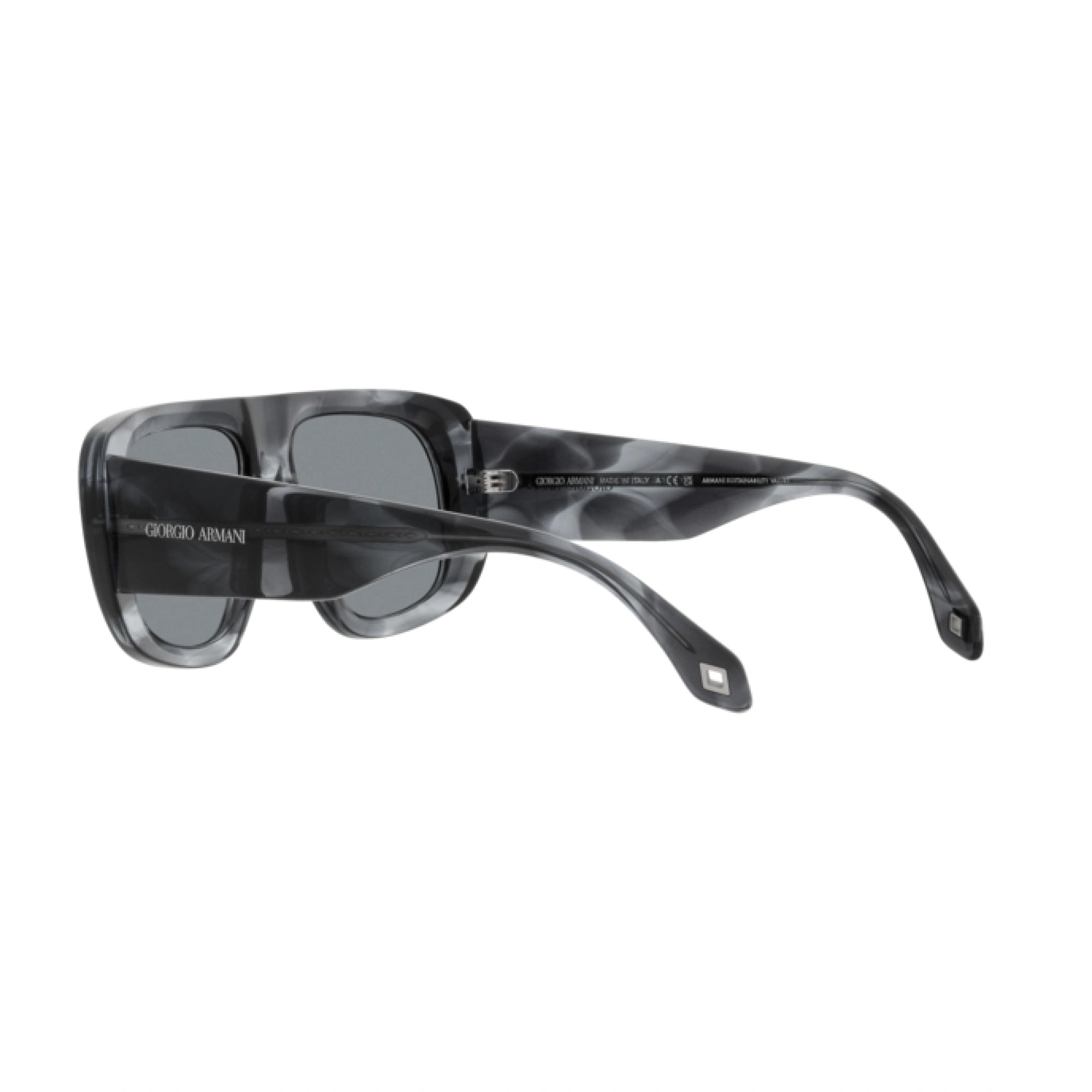 GIORGIO ARMANI AR 8183 - 598602 BLU A STRISCE | OCCHIALE DA SOLE UOMO | CALIBRO 56