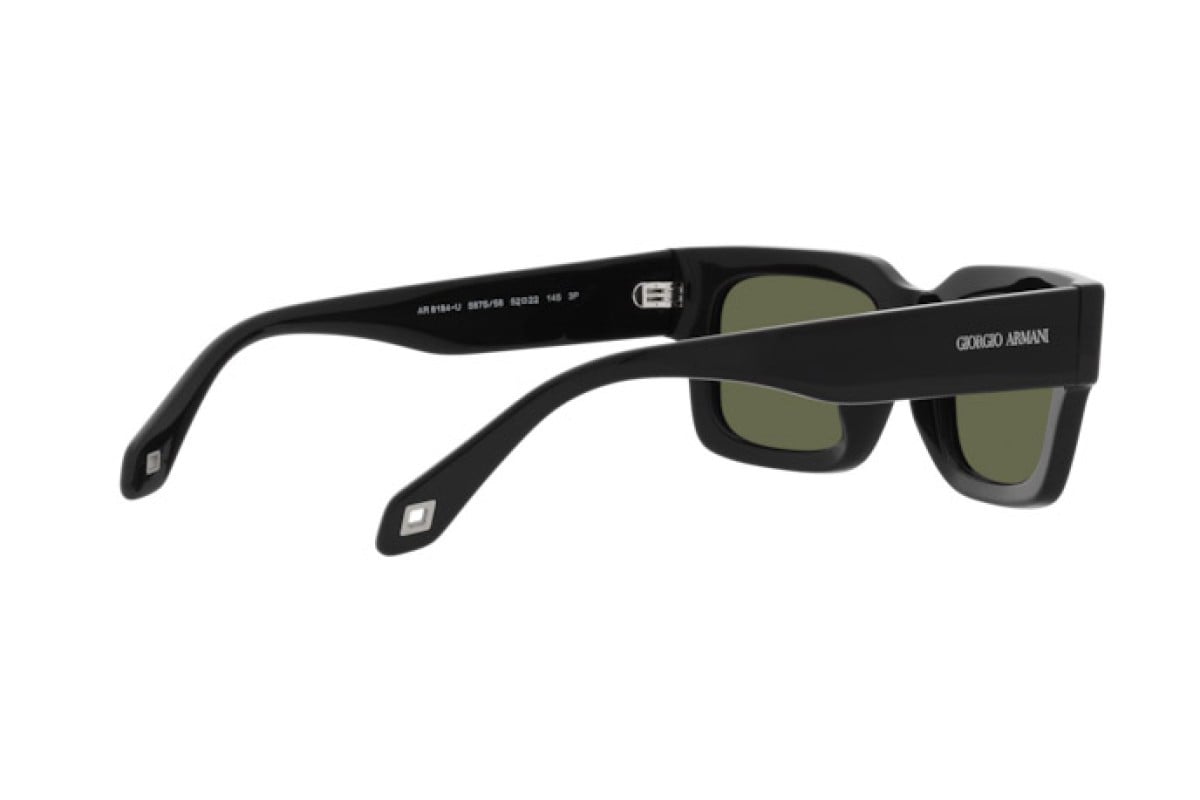 OCCHIALE DA SOLE UOMO | GIORGIO ARMANI AR 8184U - 587558 NERO - CALIBRO 52