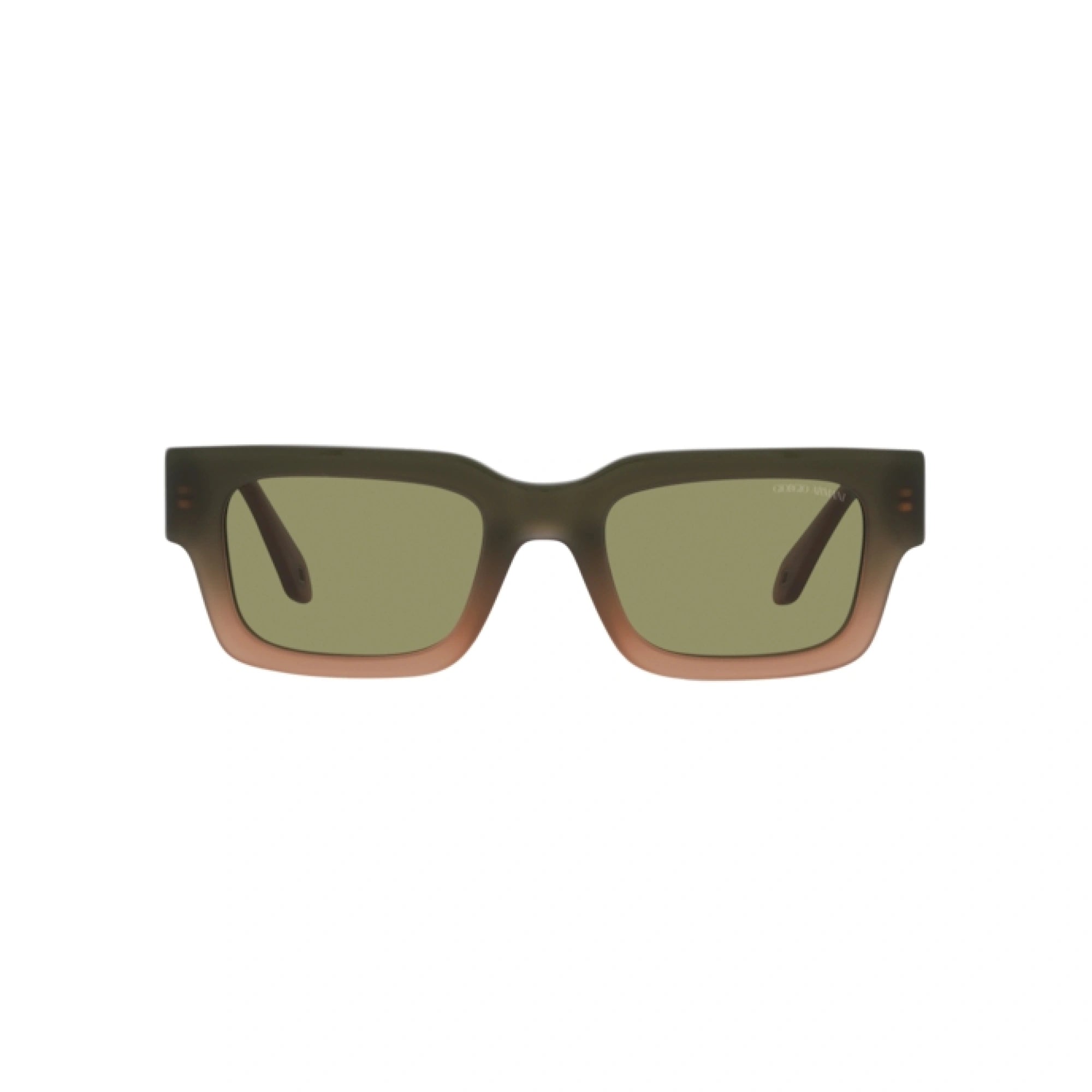 GIORGIO ARMANI AR 8184U - 598214 SFUMATURA VERDE-MARRONE | OCCHIALE DA SOLE UOMO | CALIBRO 52