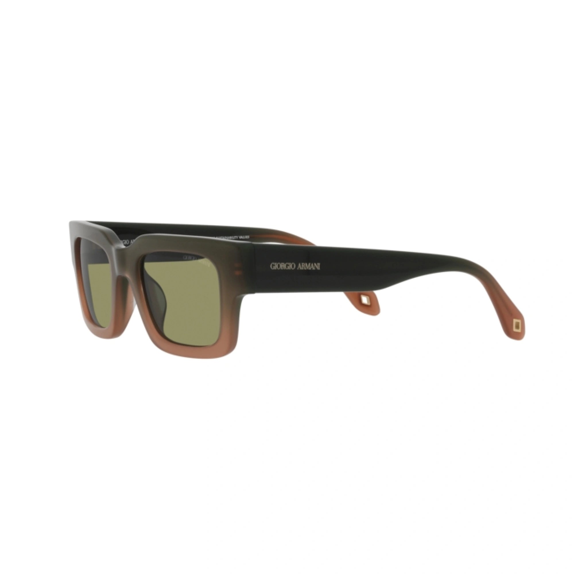 GIORGIO ARMANI AR 8184U - 598214 SFUMATURA VERDE-MARRONE | OCCHIALE DA SOLE UOMO | CALIBRO 52