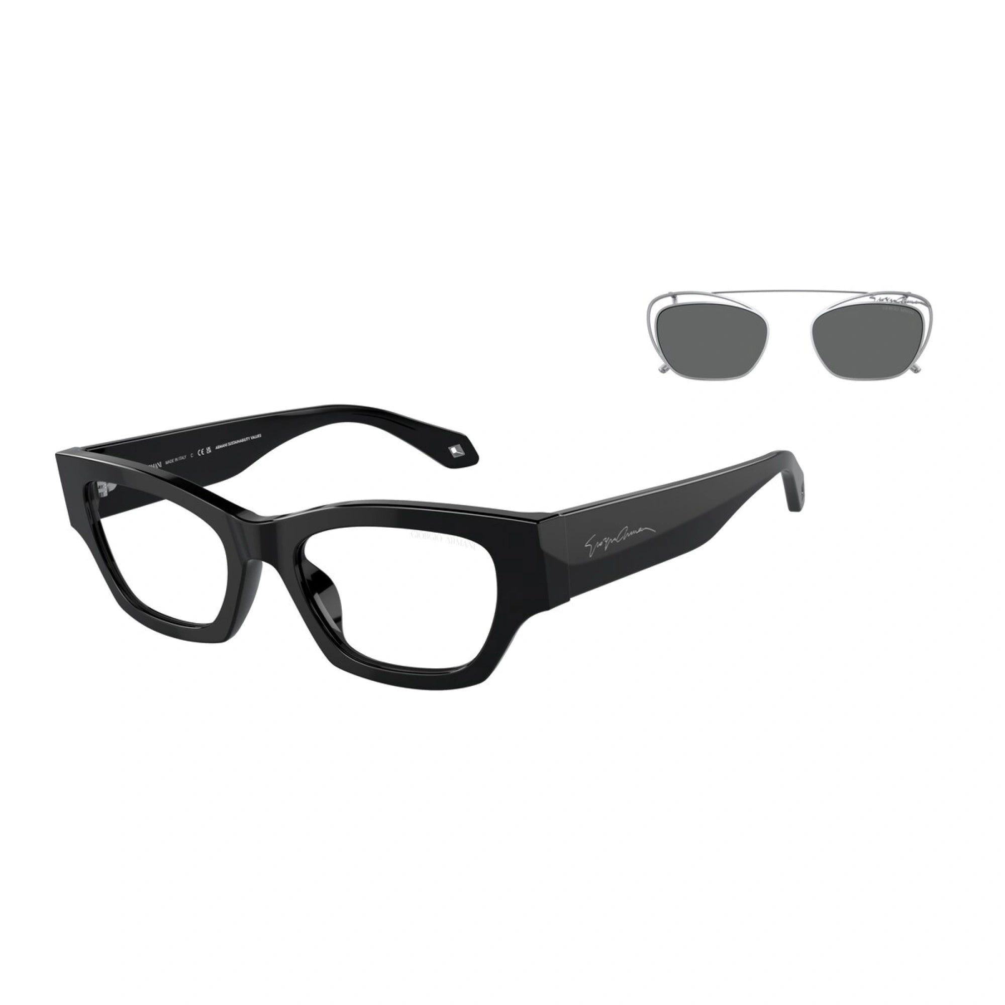 GIORGIO ARMANI AR 8185U - 58751W NERO | OCCHIALE DA SOLE DONNA | CALIBRO 50