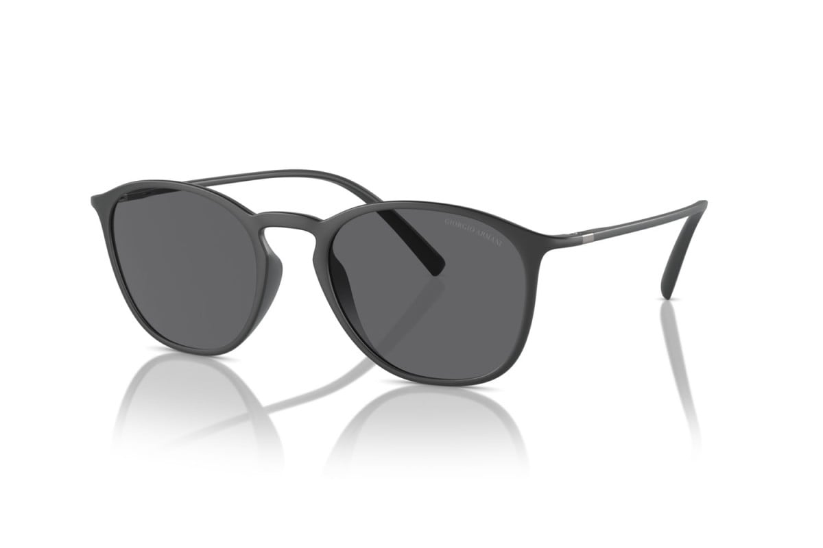OCCHIALE DA SOLE UOMO | GIORGIO ARMANI AR 8186U - 506081 GRIGIO OPACO - CALIBRO 52