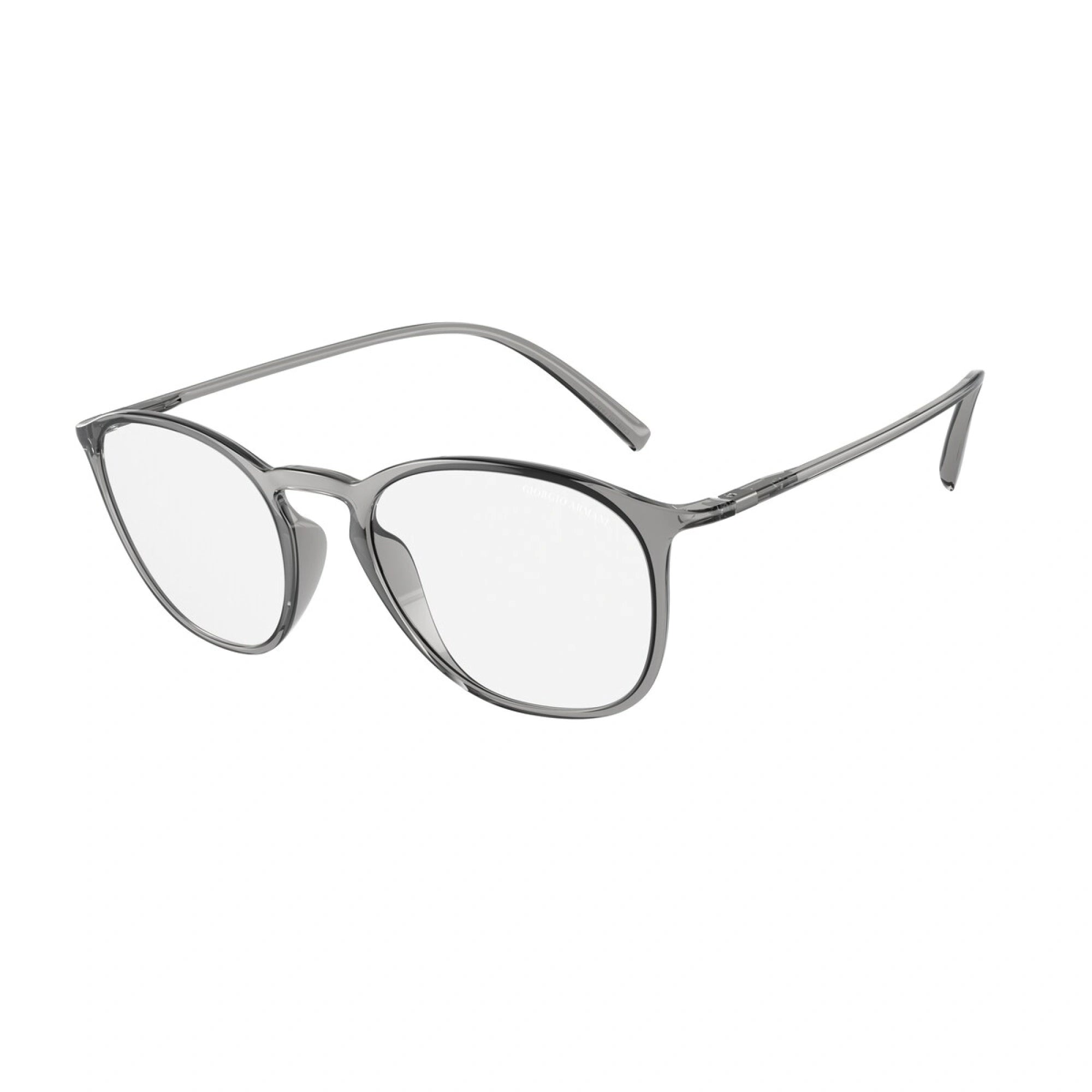 GIORGIO ARMANI AR 8186U - 5948M4 GRIGIO TRASPARENTE | OCCHIALE DA SOLE UOMO | CALIBRO 52