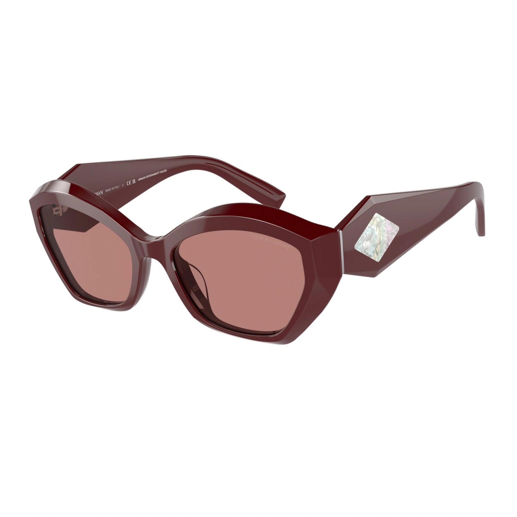 GIORGIO ARMANI AR 8187U - 599430 BORDEAUX | OCCHIALE DA SOLE DONNA | CALIBRO 54