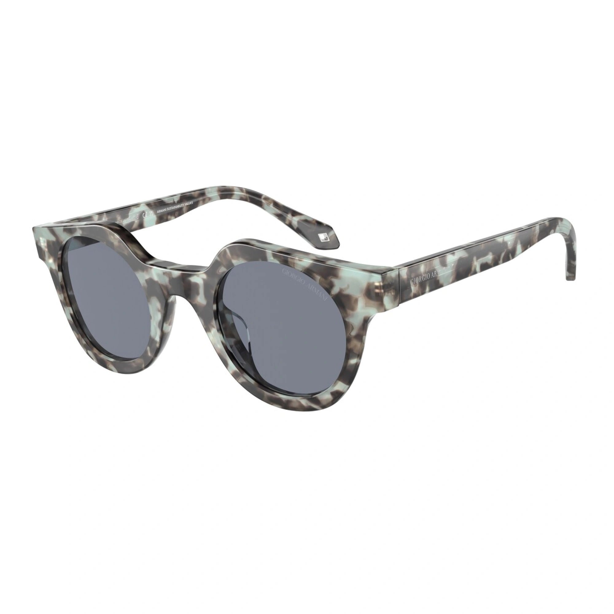 GIORGIO ARMANI AR 8191U - 601819 AVANA GRIGIO | OCCHIALE DA SOLE UOMO | CALIBRO 45