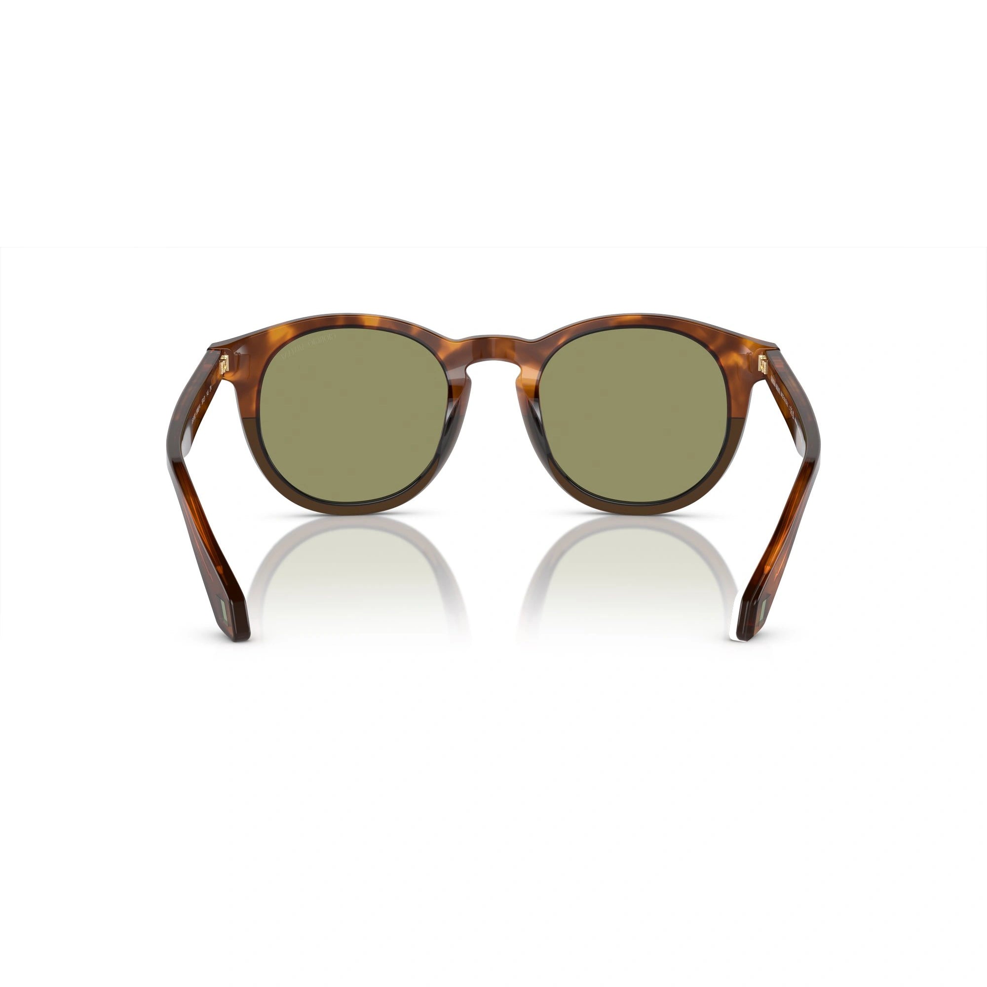 GIORGIO ARMANI AR 8192 - 598814 ROSSO AVANA/VERDE OLIVA OPALE | OCCHIALE DA SOLE UOMO | CALIBRO 50