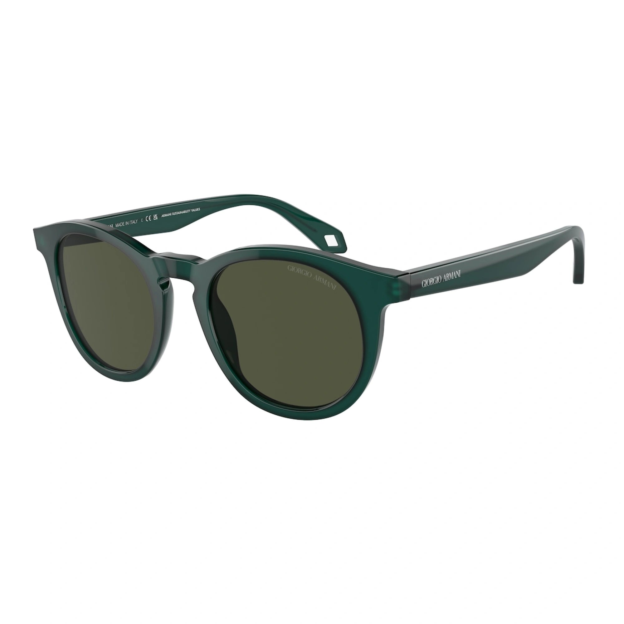 GIORGIO ARMANI AR 8192 - 604431 VERDE OPALINO | OCCHIALE DA SOLE UOMO | CALIBRO 50