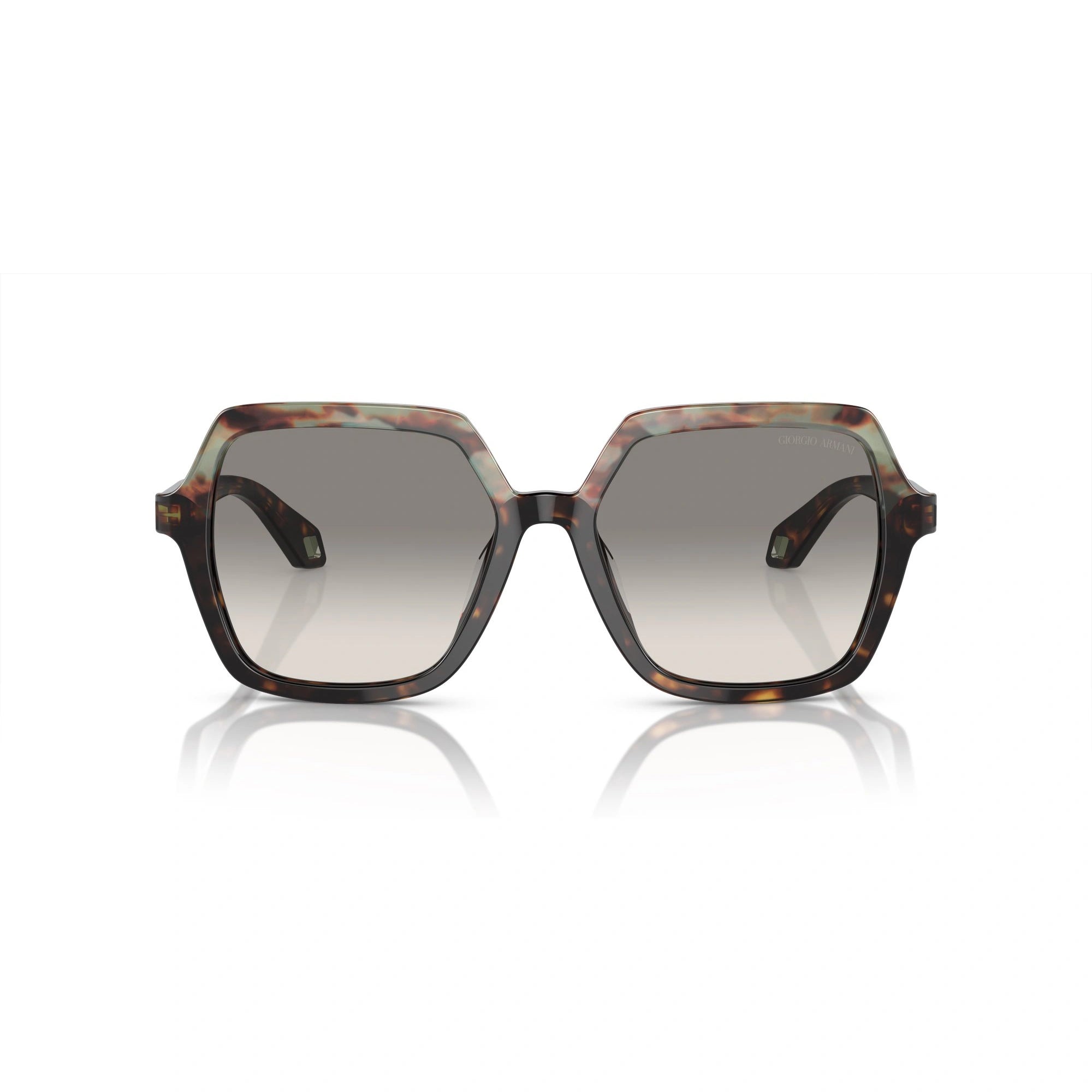 GIORGIO ARMANI AR 8193U - 587932 VERDE AVANA/AVANA | OCCHIALE DA SOLE DONNA | CALIBRO 55