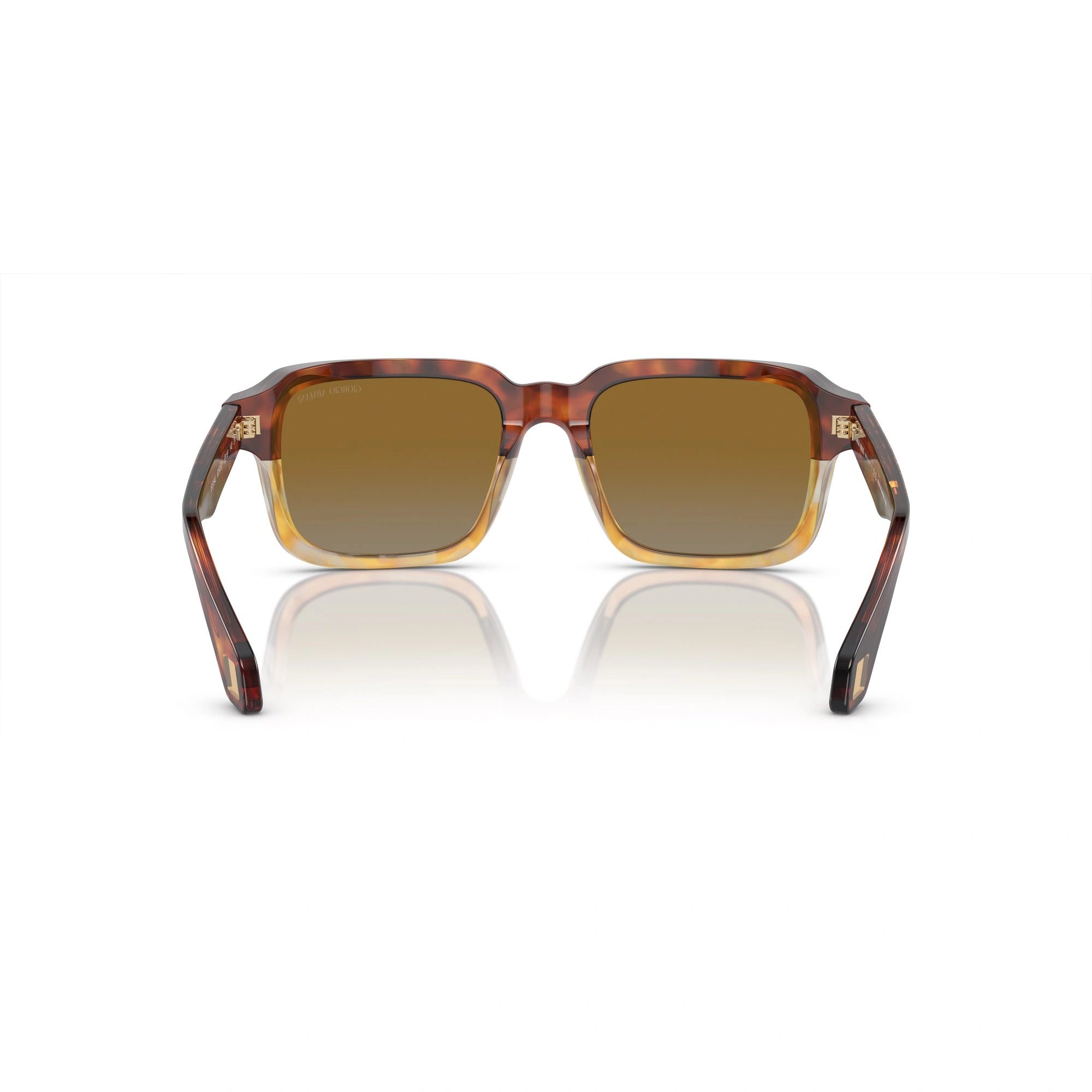 GIORGIO ARMANI AR 8194U - 6034B2 AVANA ROSSO/AVANA MIELE | OCCHIALE DA SOLE UOMO | CALIBRO 53