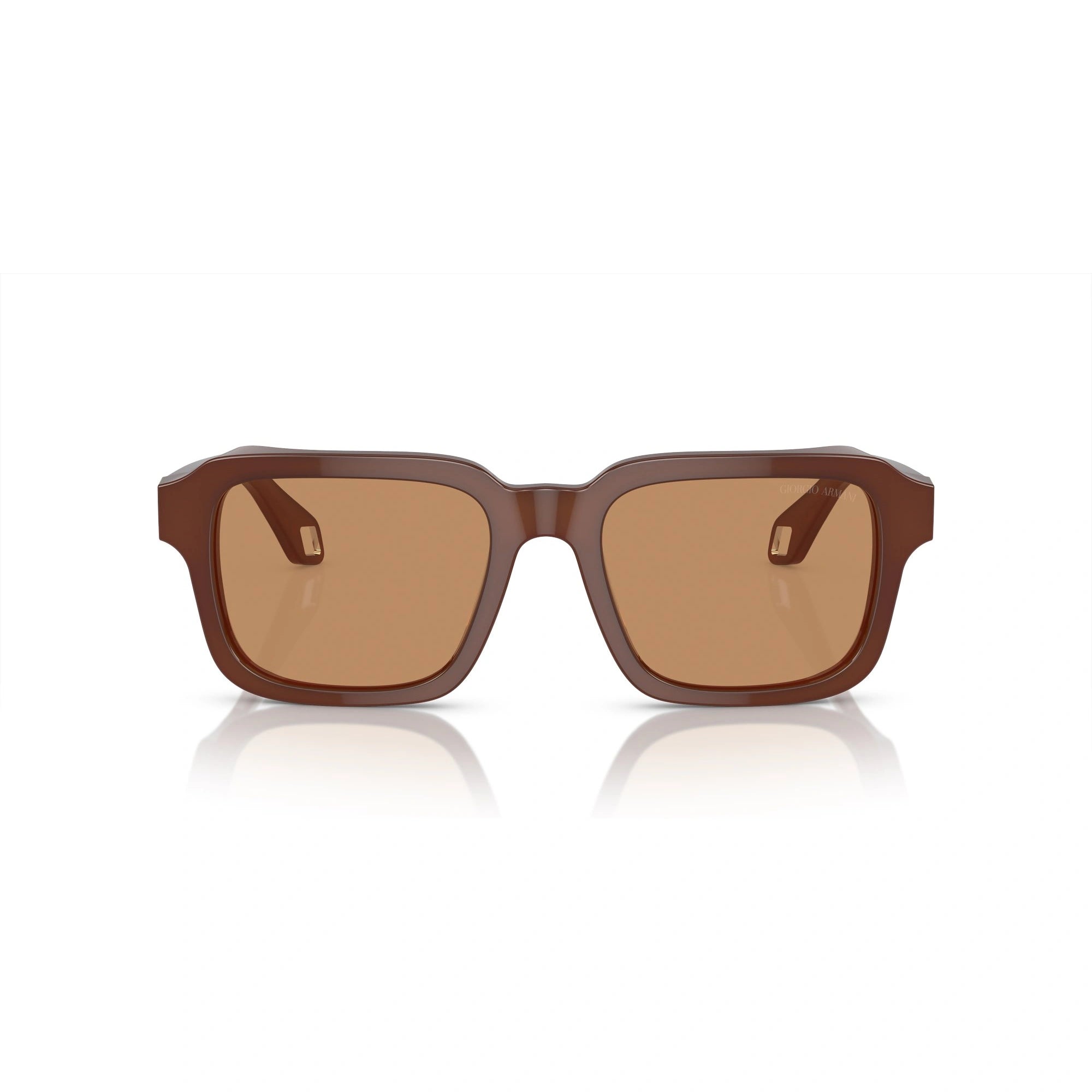 GIORGIO ARMANI AR 8194U - 604253 MIELE OPALINO | OCCHIALE DA SOLE UOMO | CALIBRO 53