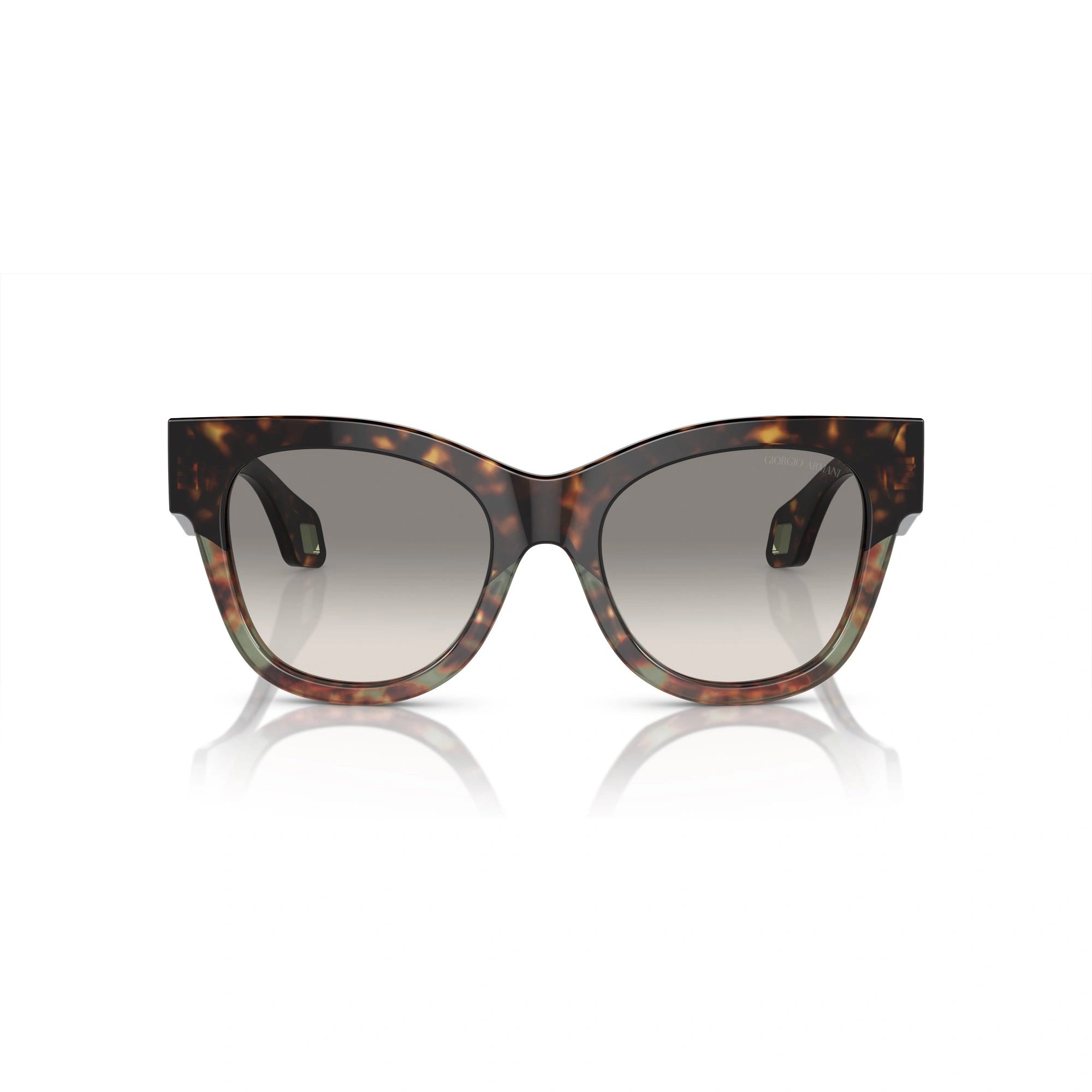 GIORGIO ARMANI AR 8195U - 587932 AVANA/AVANA VERDE | OCCHIALE DA SOLE DONNA | CALIBRO 51