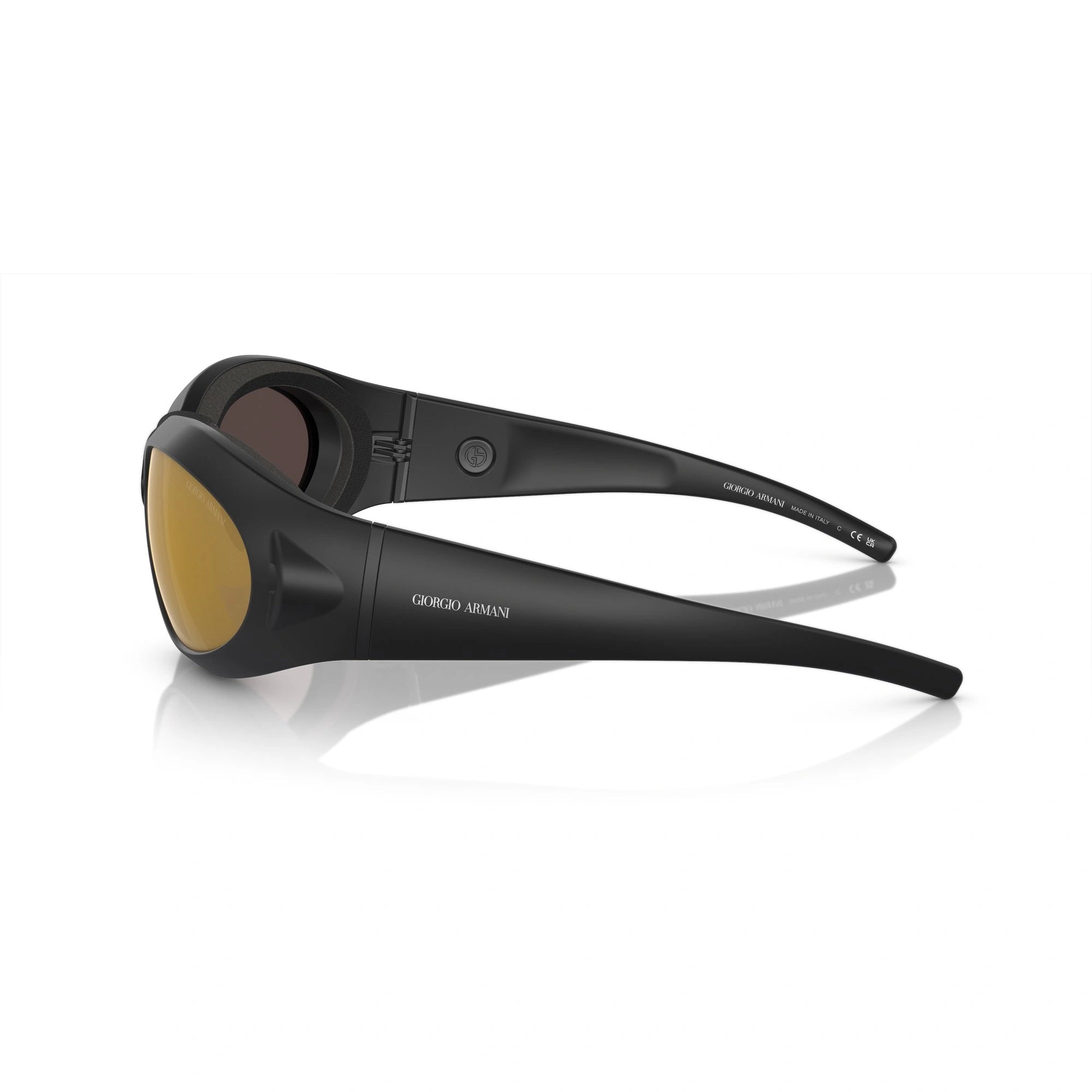 GIORGIO ARMANI AR 8201Q - 50426Q NERO OPACO | OCCHIALE DA SOLE UOMO | CALIBRO 61