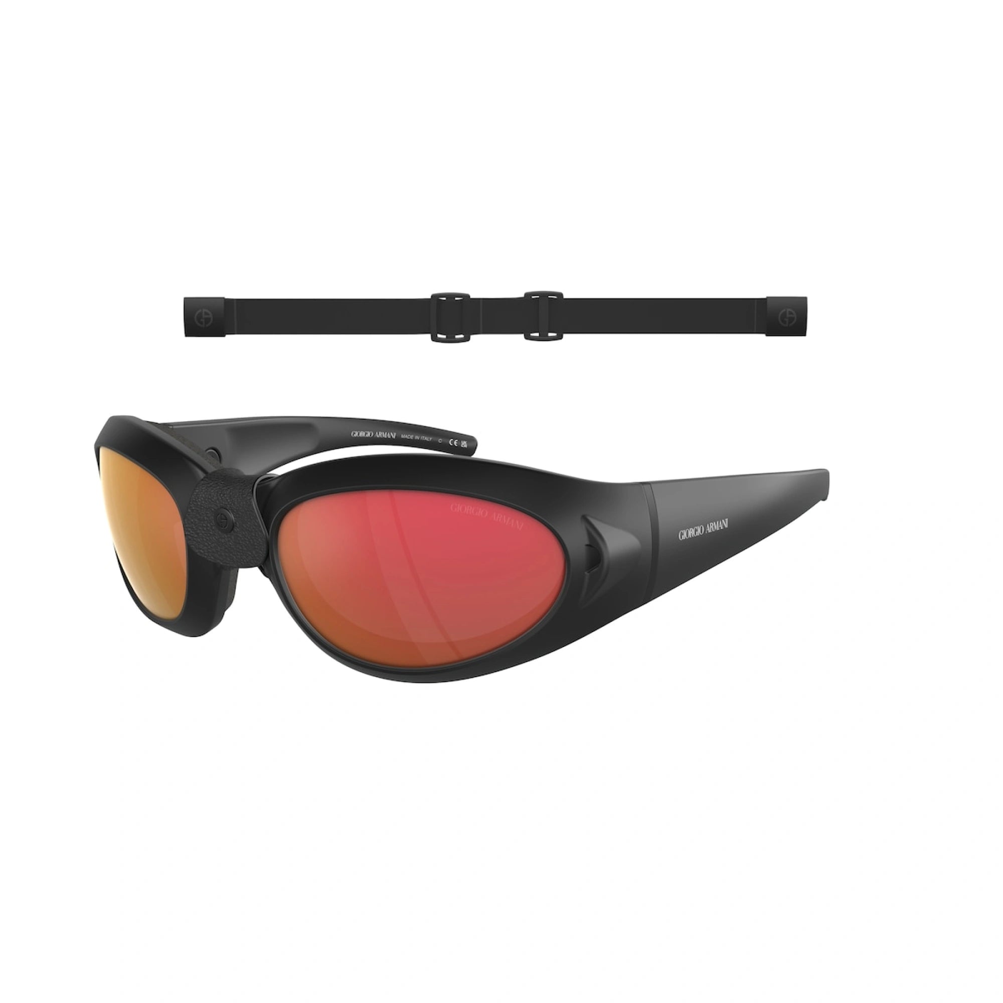 GIORGIO ARMANI AR 8201Q - 60504Z FANGO OPACO | OCCHIALE DA SOLE UOMO | CALIBRO 61