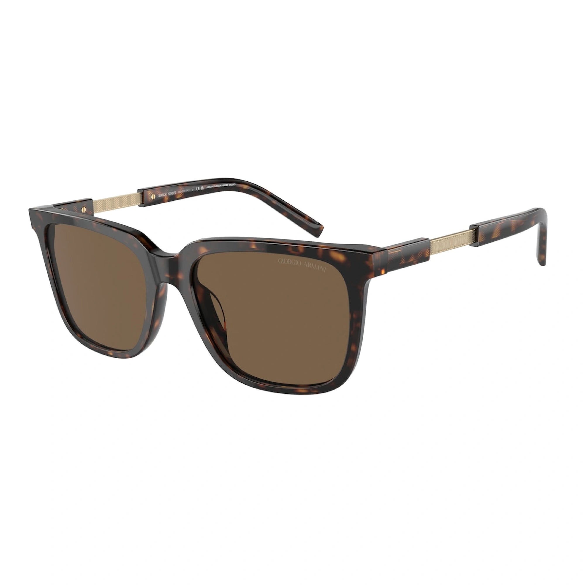 GIORGIO ARMANI AR 8202U - 587973 L'AVANA | OCCHIALE DA SOLE UOMO | CALIBRO 55
