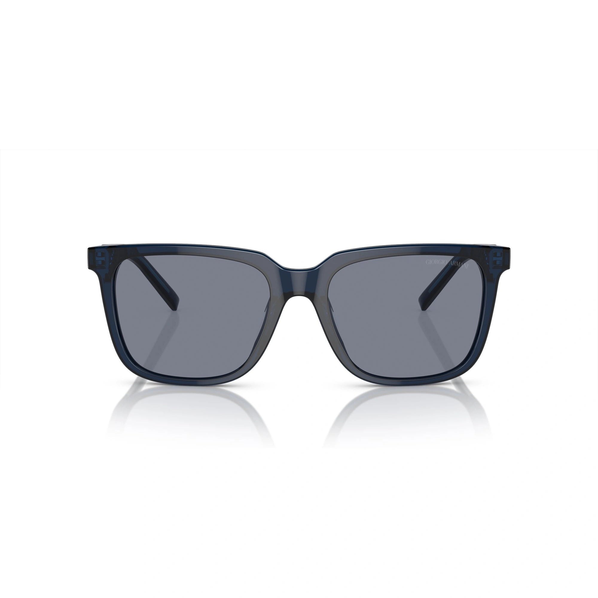 GIORGIO ARMANI AR 8202U - 604719 BLU TRASPARENTE | OCCHIALE DA SOLE UOMO | CALIBRO 55