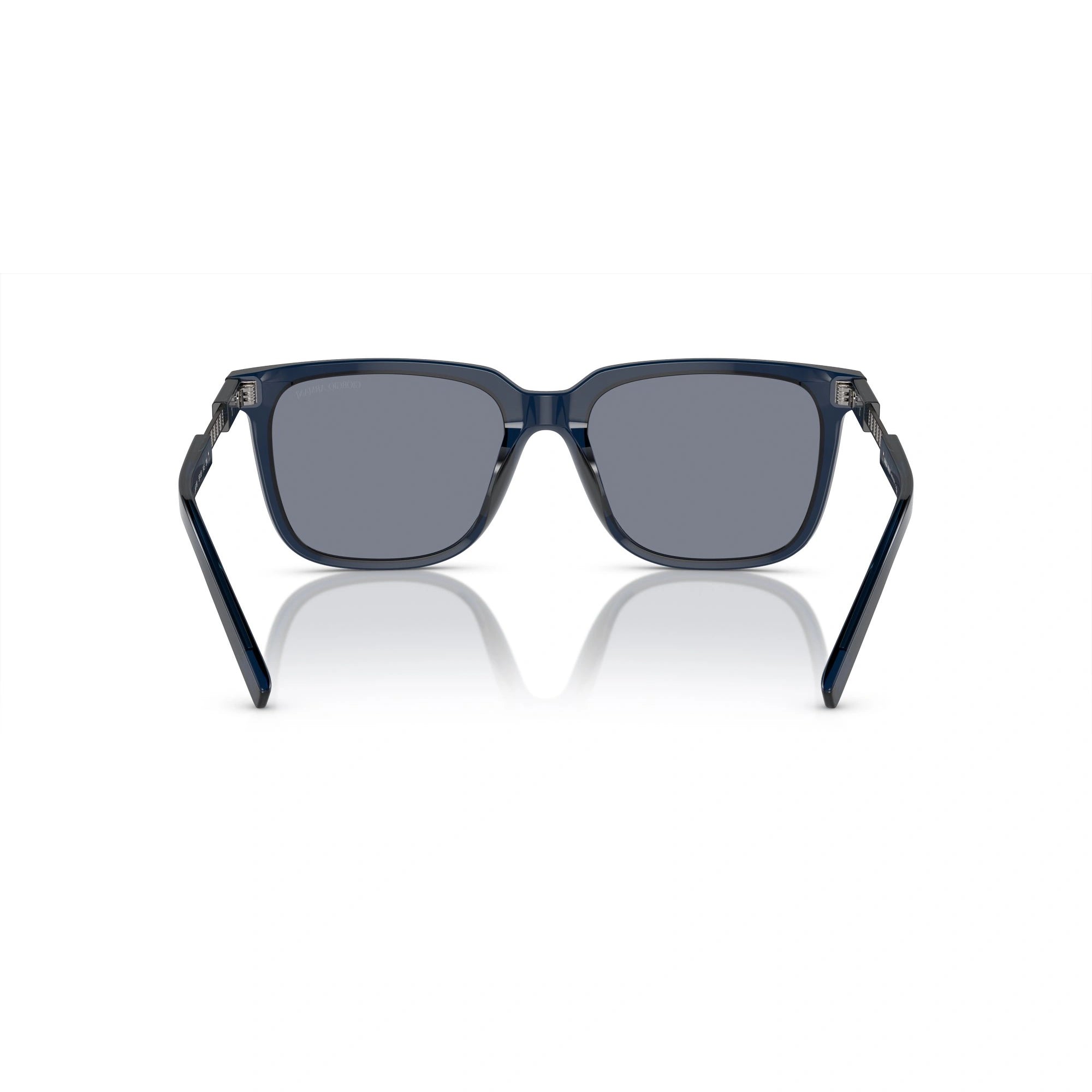 GIORGIO ARMANI AR 8202U - 604719 BLU TRASPARENTE | OCCHIALE DA SOLE UOMO | CALIBRO 55