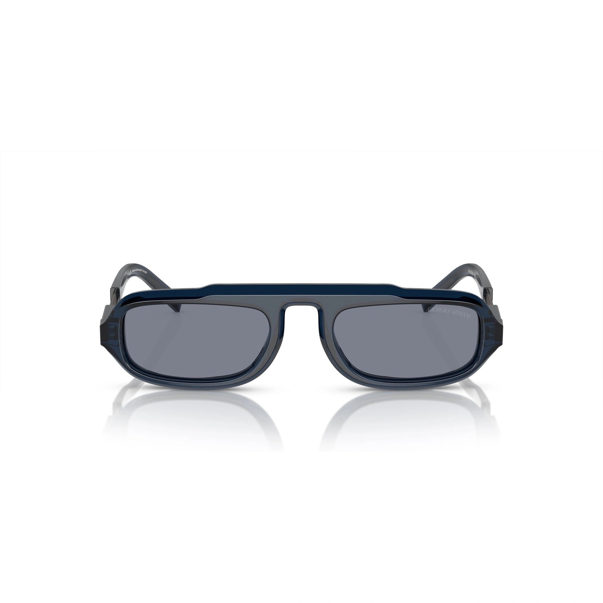 GIORGIO ARMANI AR 8203 - 604719 BLU TRASPARENTE | OCCHIALE DA SOLE UOMO | CALIBRO 51